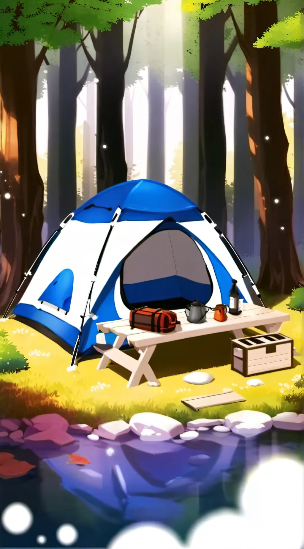 ai character: mha camp background