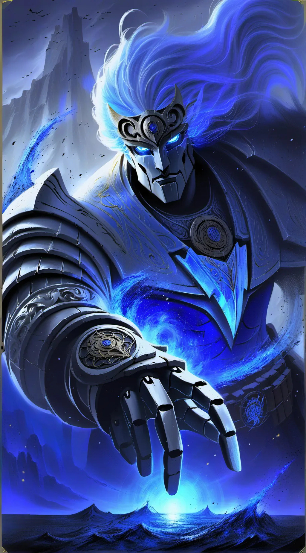 ai character: ai robot [strict] background