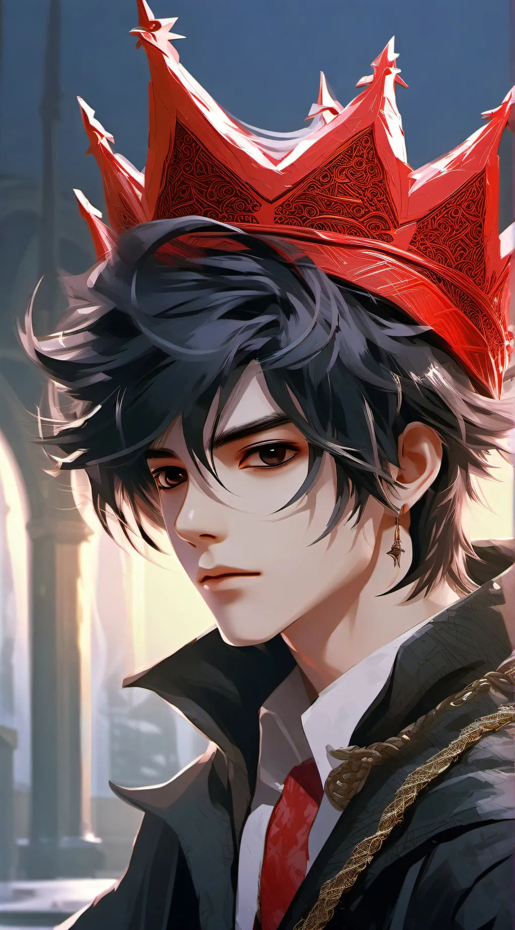 ai character: prince Aaron  background