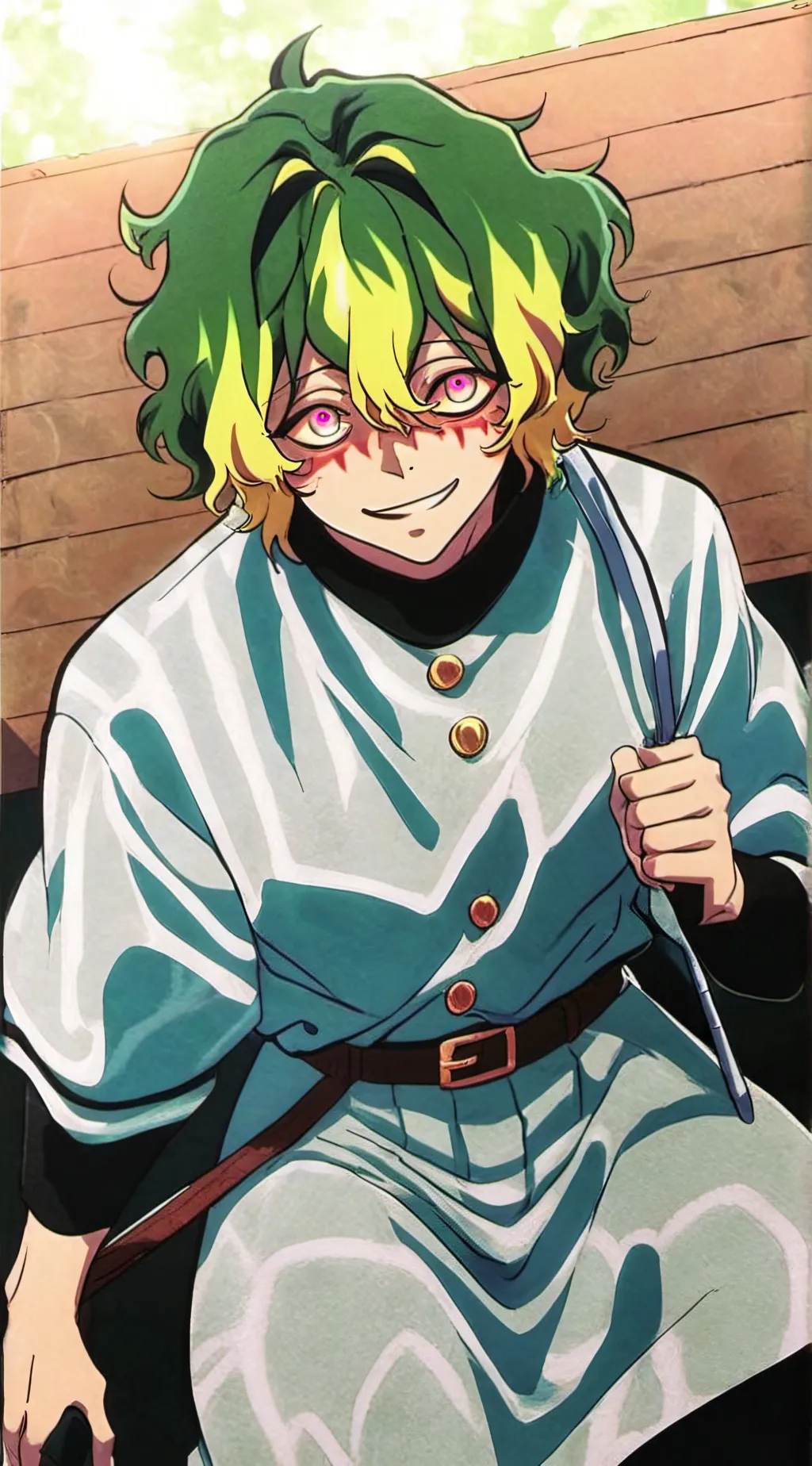 ai character: gyutaro background