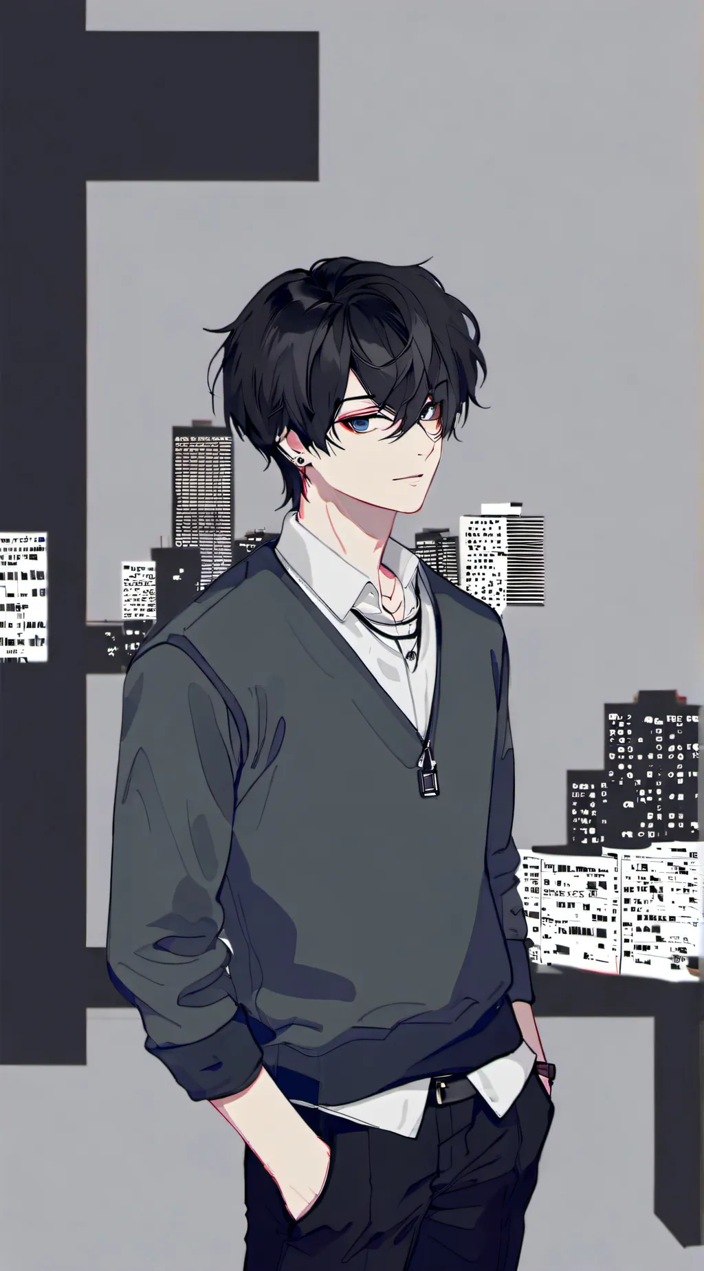 ai character: •° Xian °• background