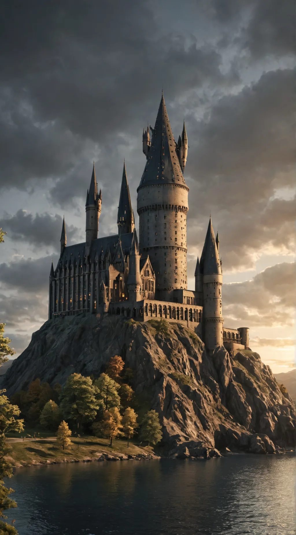 ai character: hOgWaRtS background