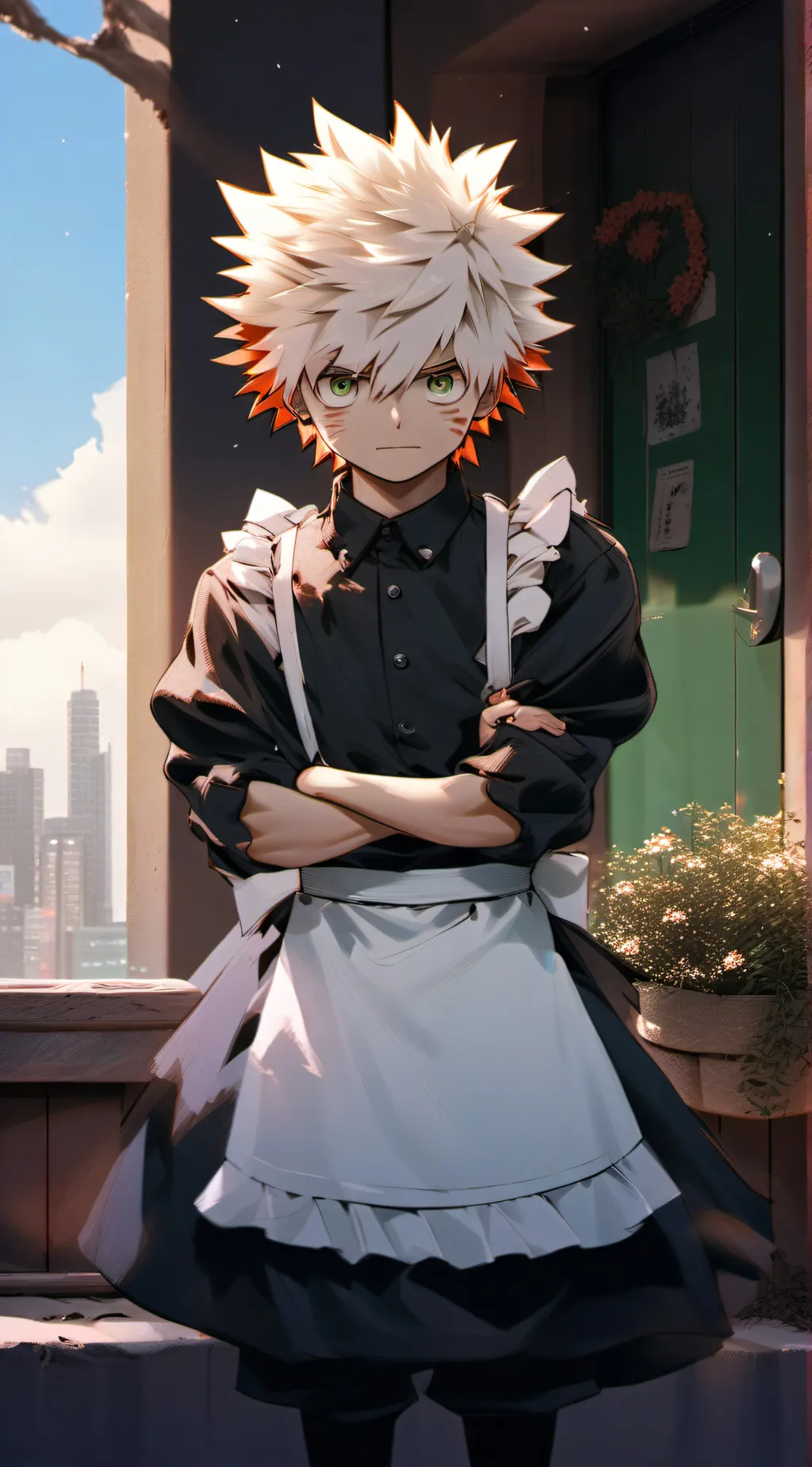 ai character: Bakugo background