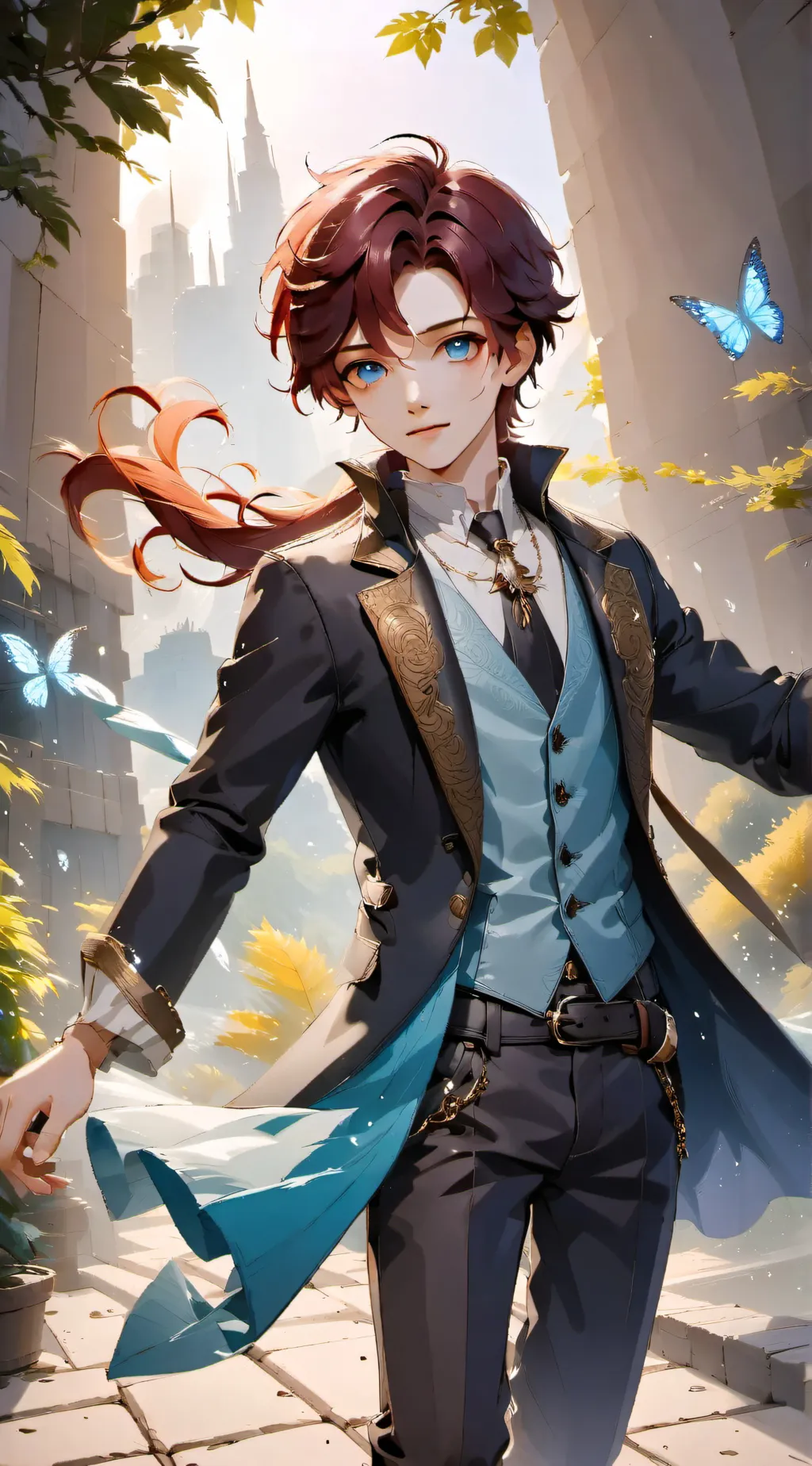 ai character: MHA but your dead background