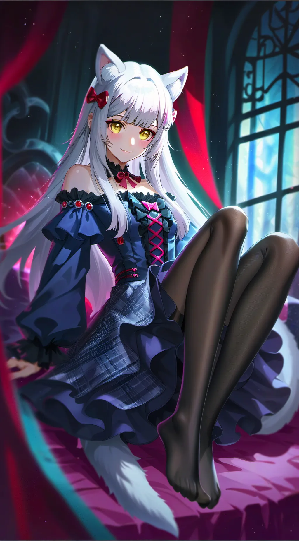 ai character: Luna background