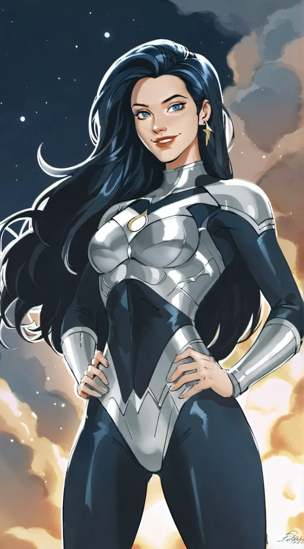 ai character: Donna Troy Troia background