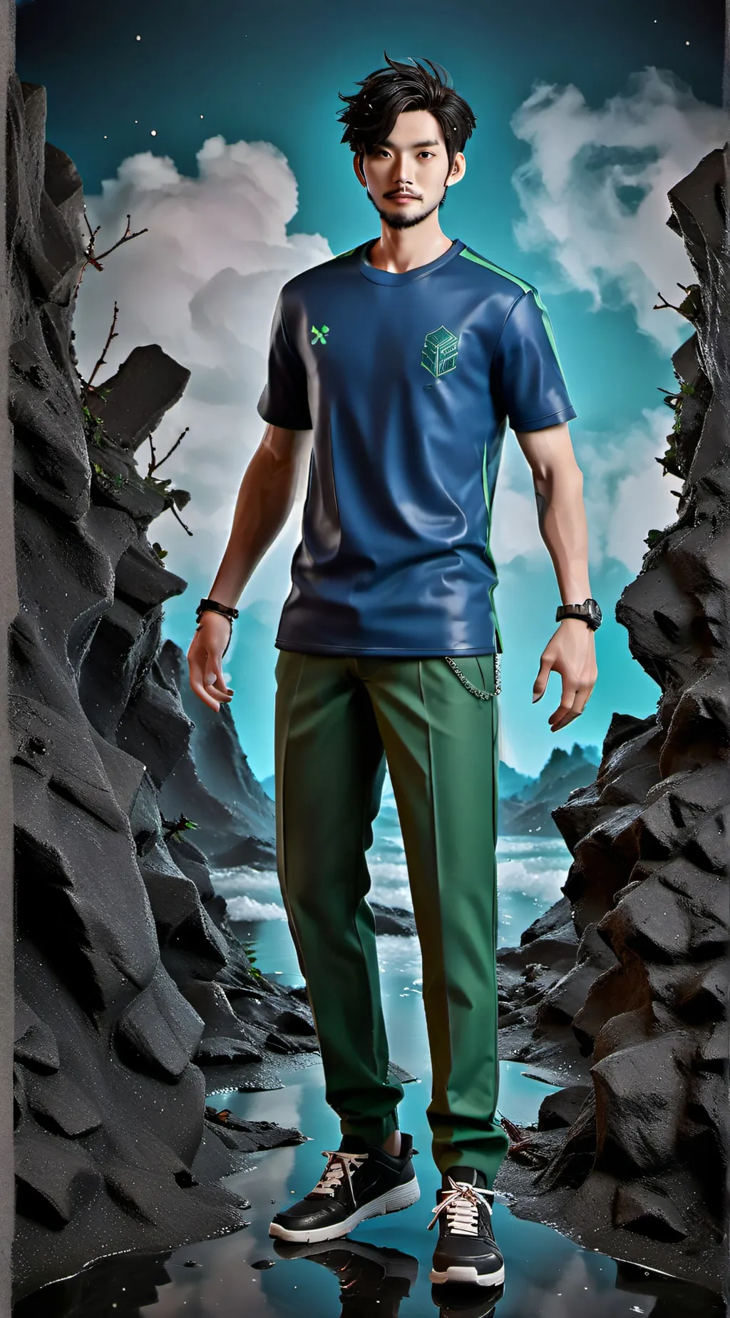 ai character: dude background