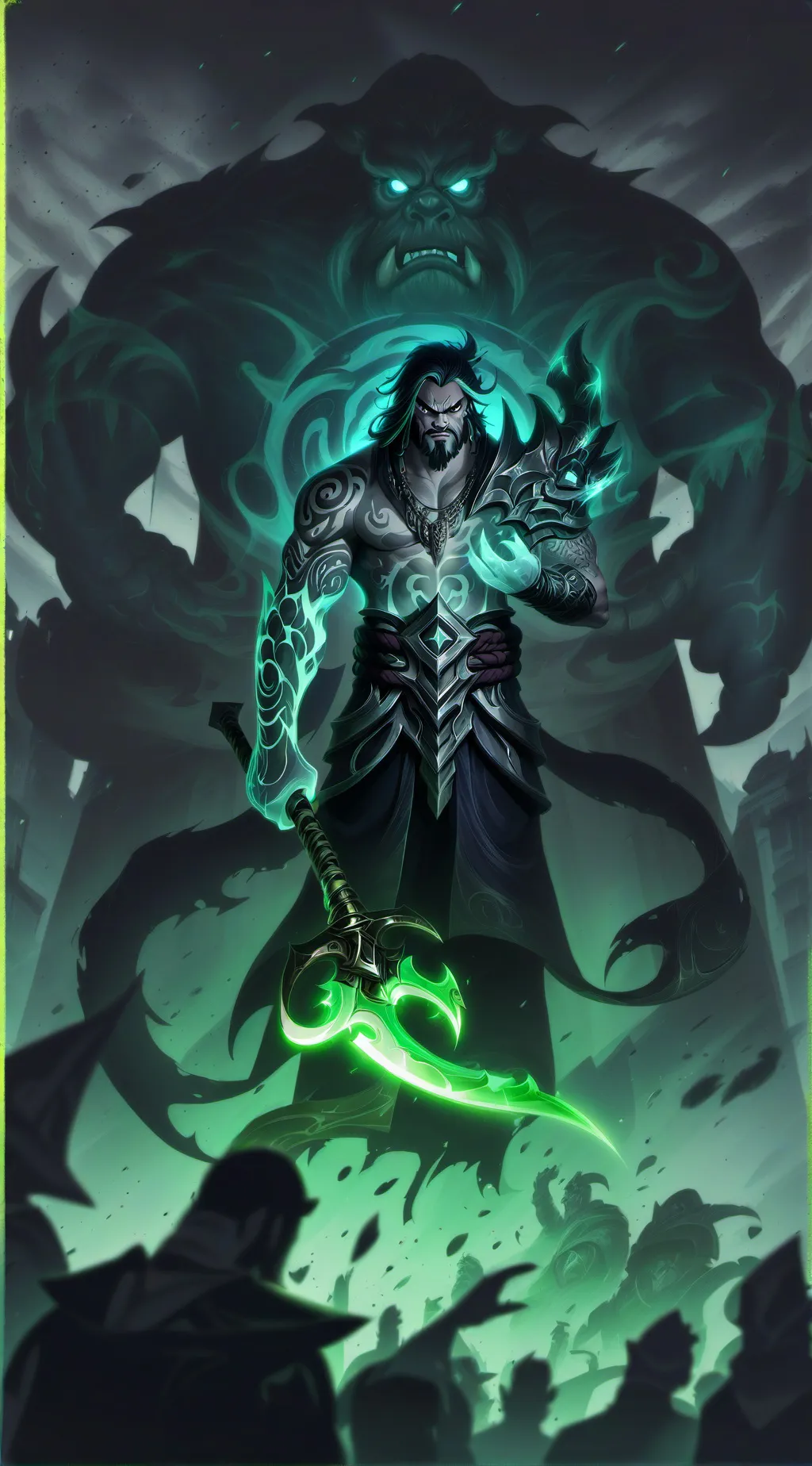 ai character: the Almighty god background