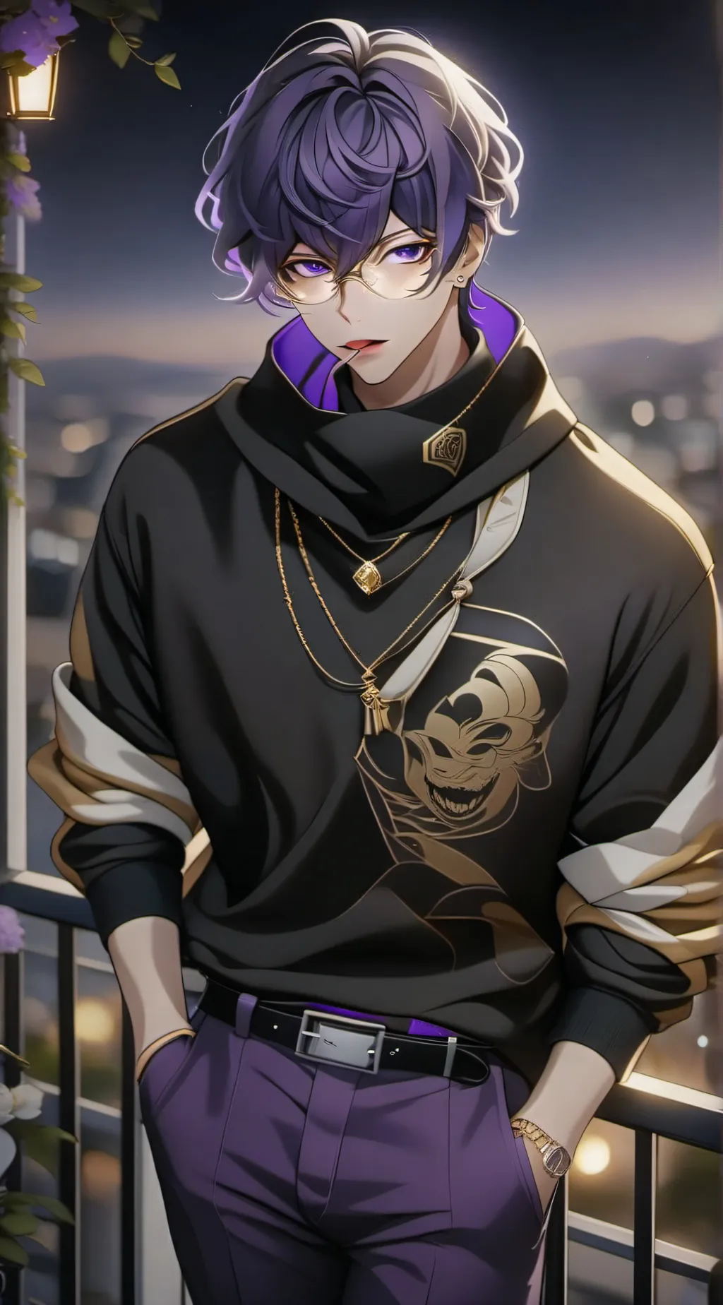 ai character: Shxtou  background