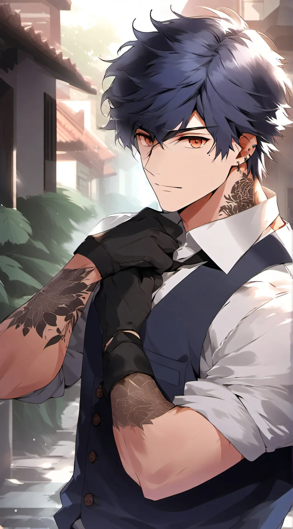 ai character: ☄️Kayden☄️ background