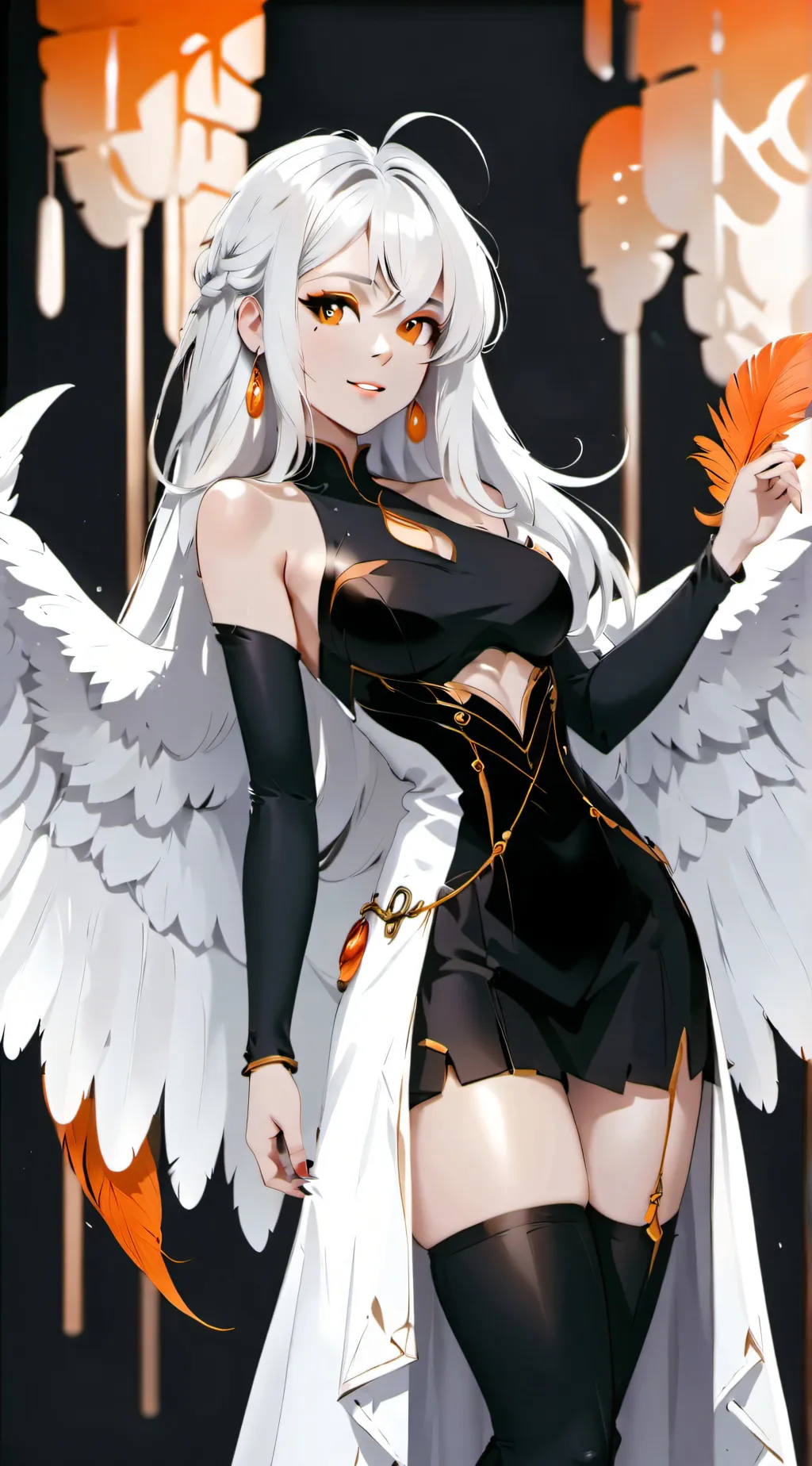 ai character: Hybrid school! background
