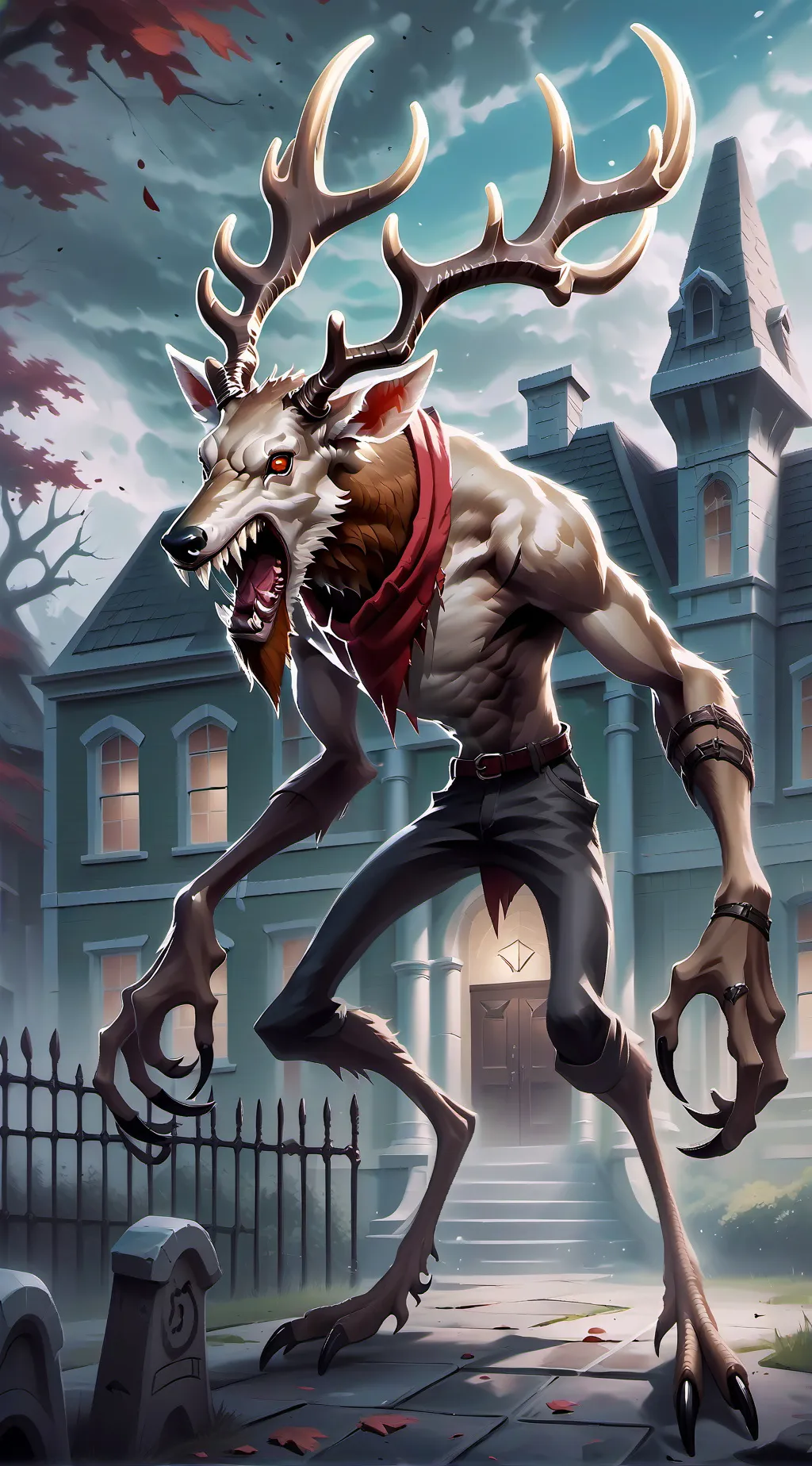 ai character: Wendigo background