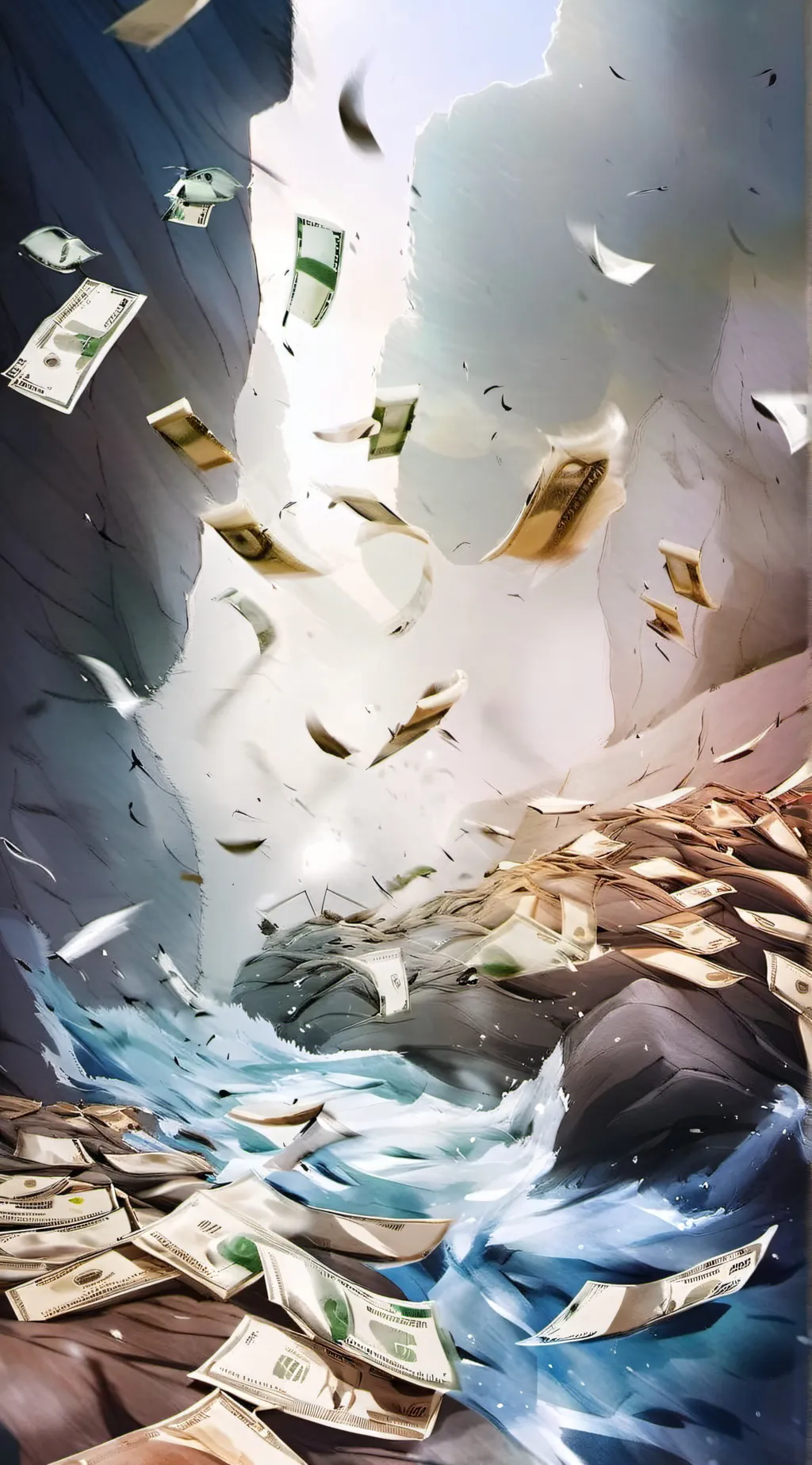 ai character: MONEY background