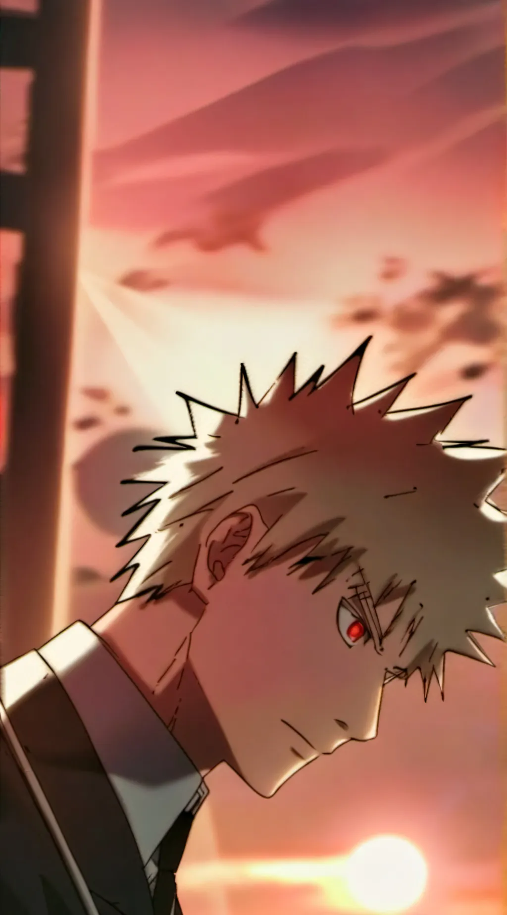 ai character: Katsuki bakugou background
