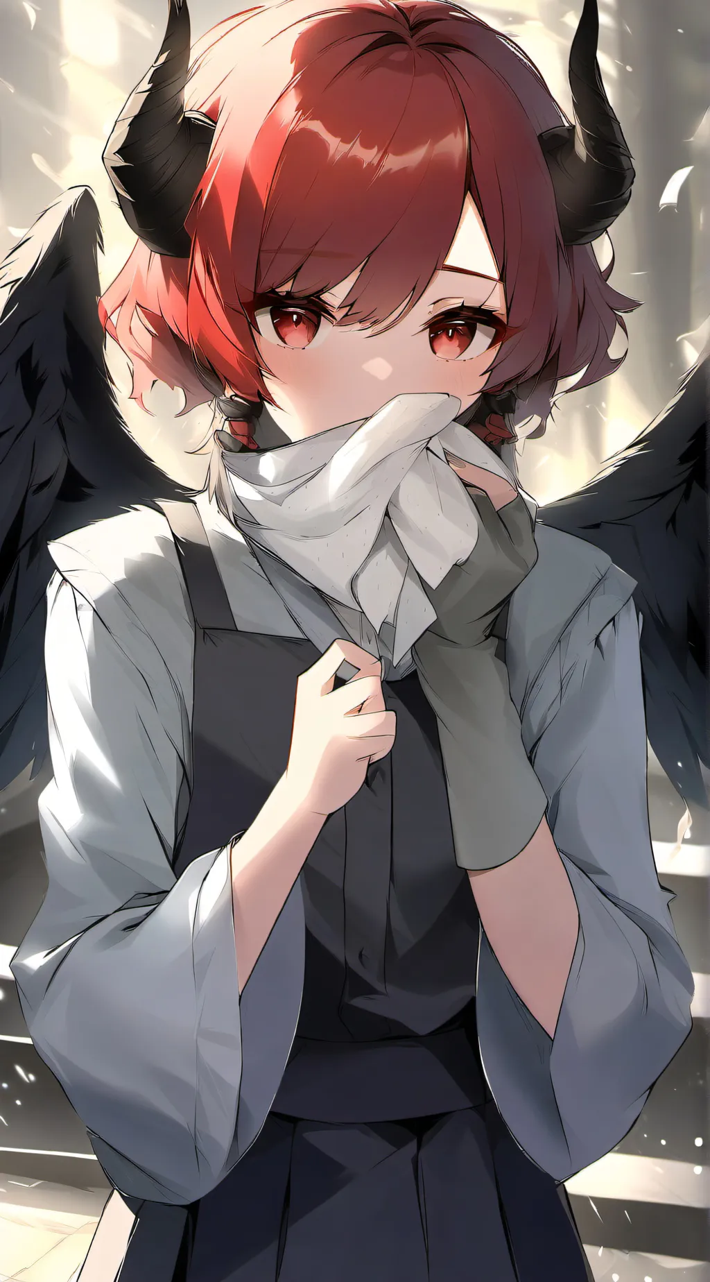 ai character: moody background