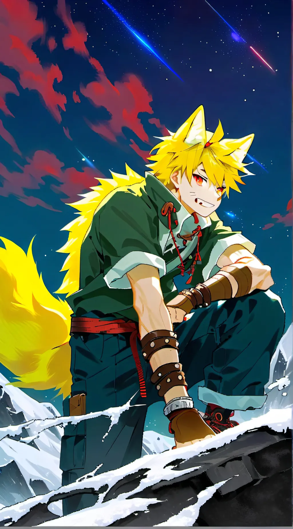 ai character: Bakugo/Kacchan background