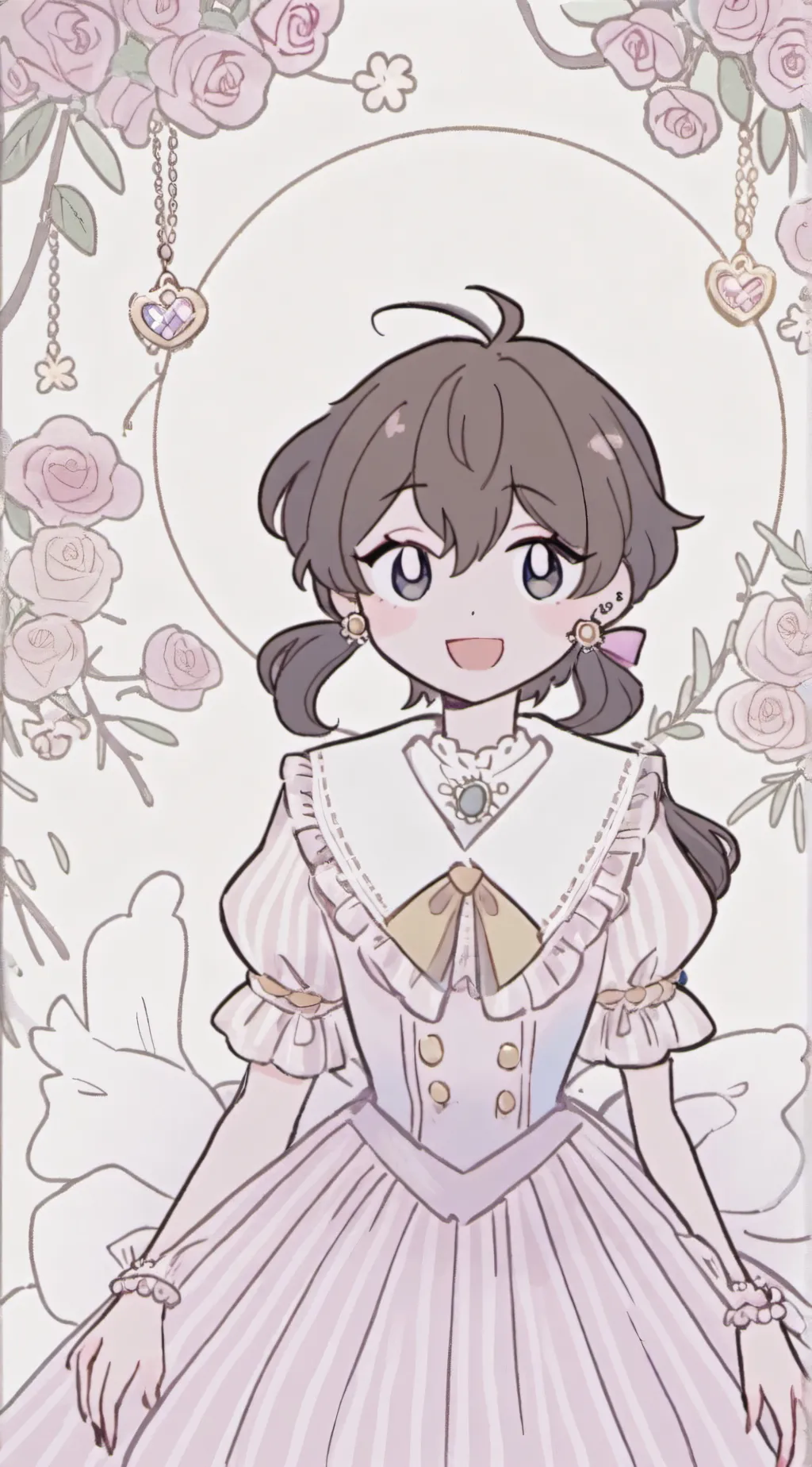 ai character: baked bean background