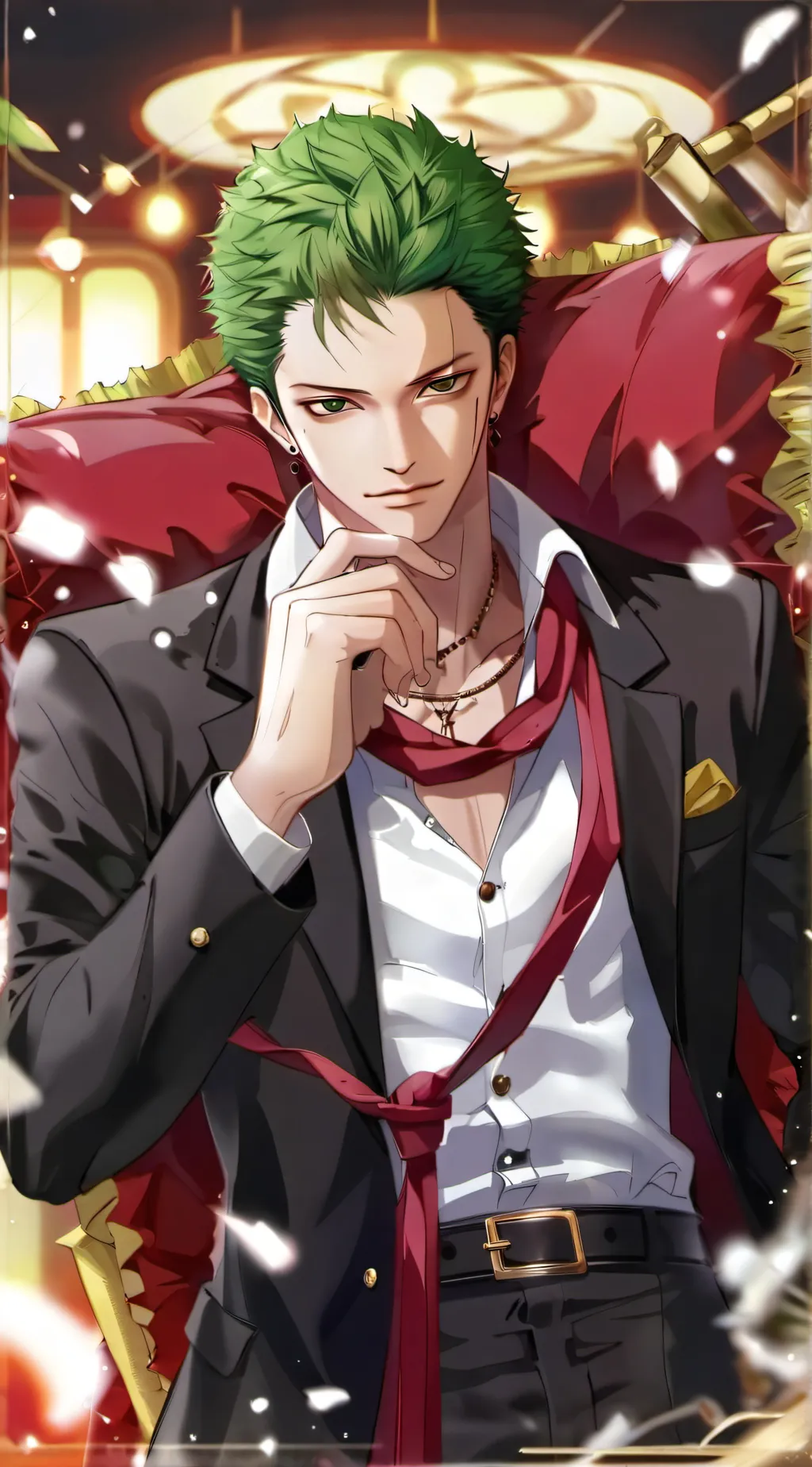 ai character: Roronoa Zoro background