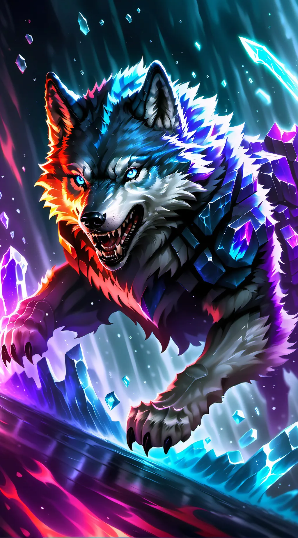 ai character: wolves background
