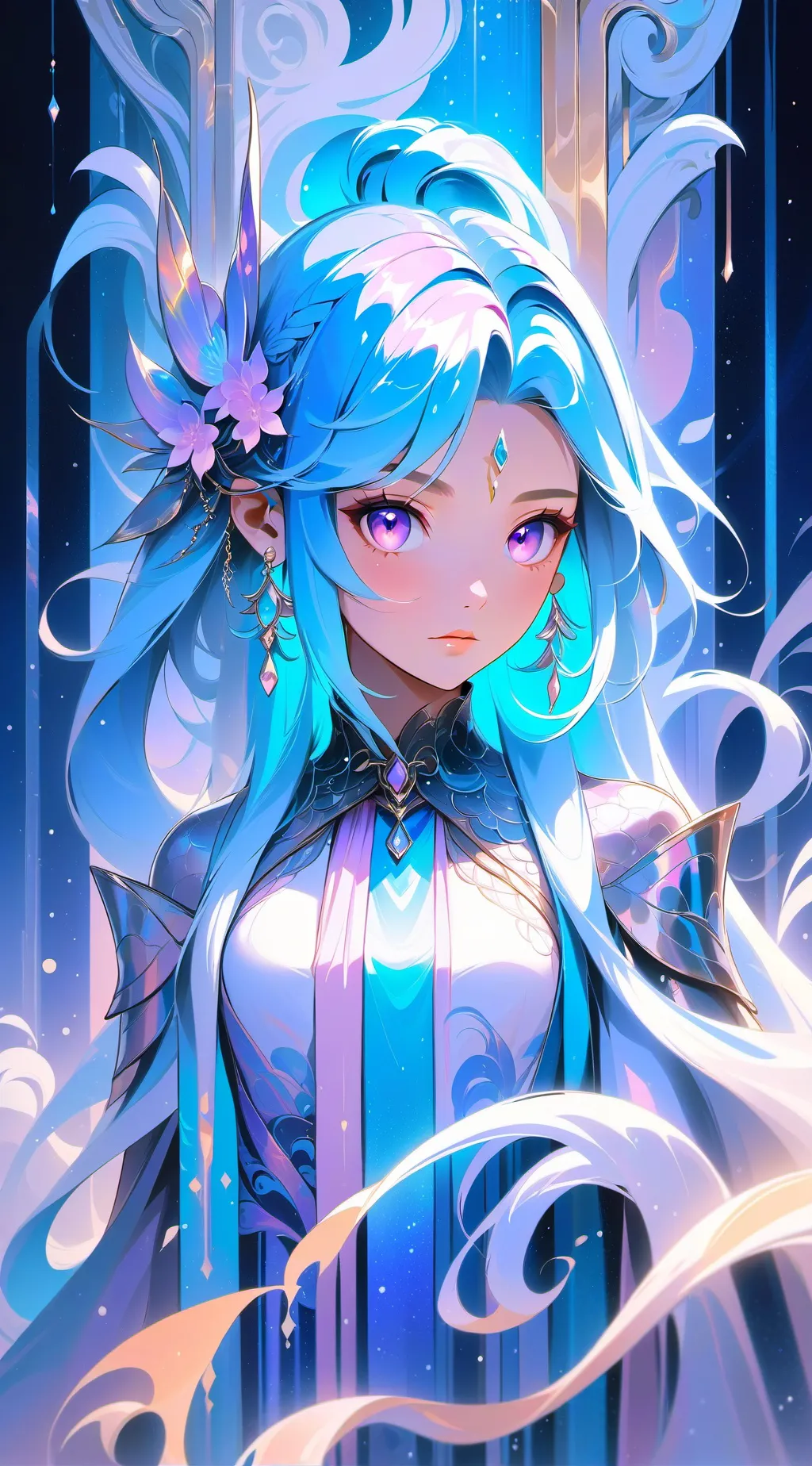 ai character: زهرا حسینی background