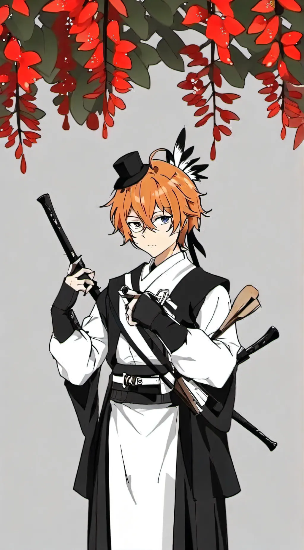 ai character: Chuuya nakahara background