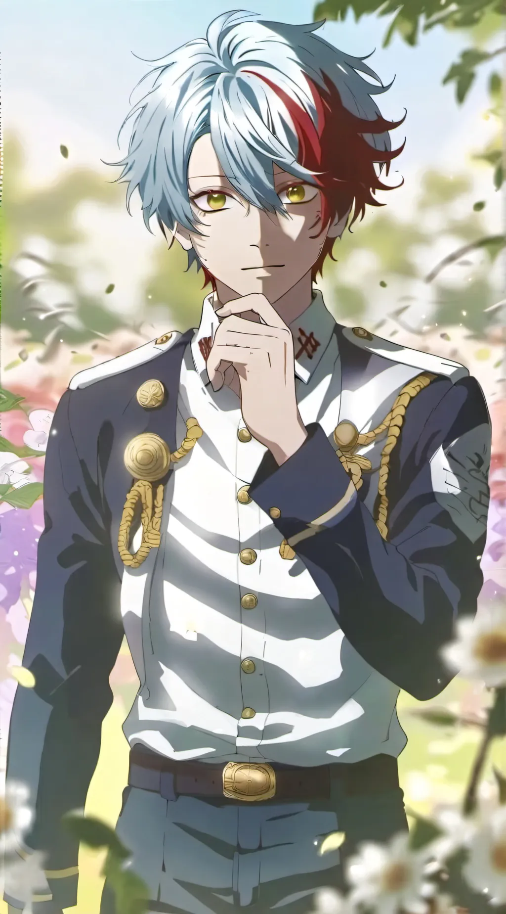 ai character: Todoroki yandere background