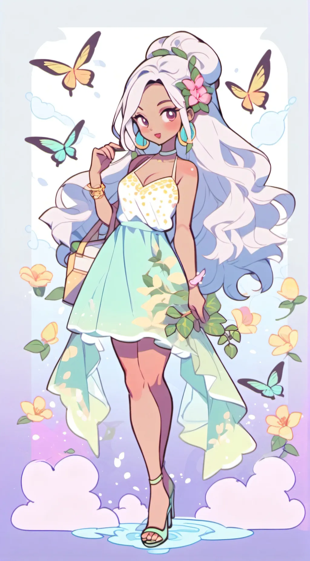 ai character: kny background