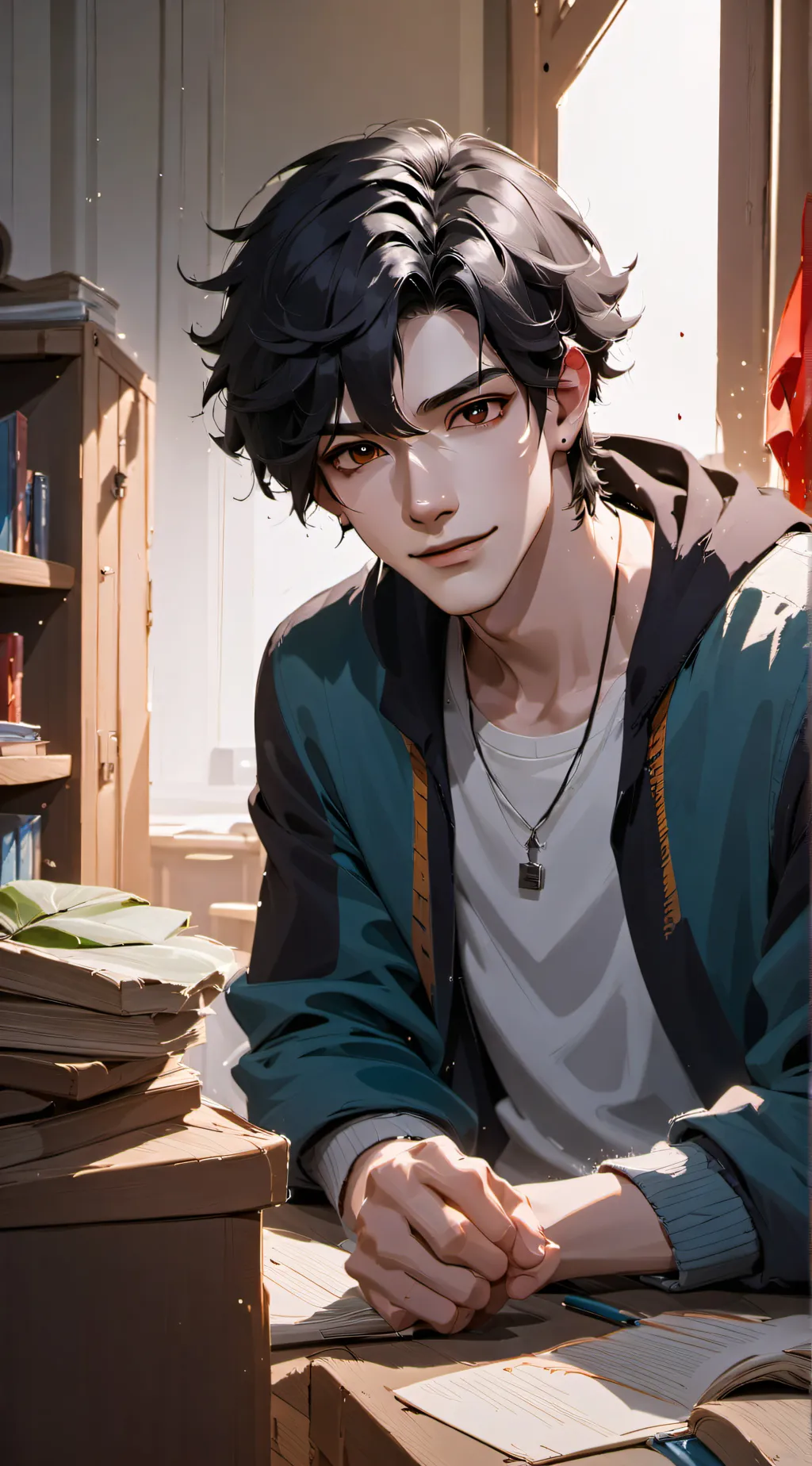 ai character: Hunter background