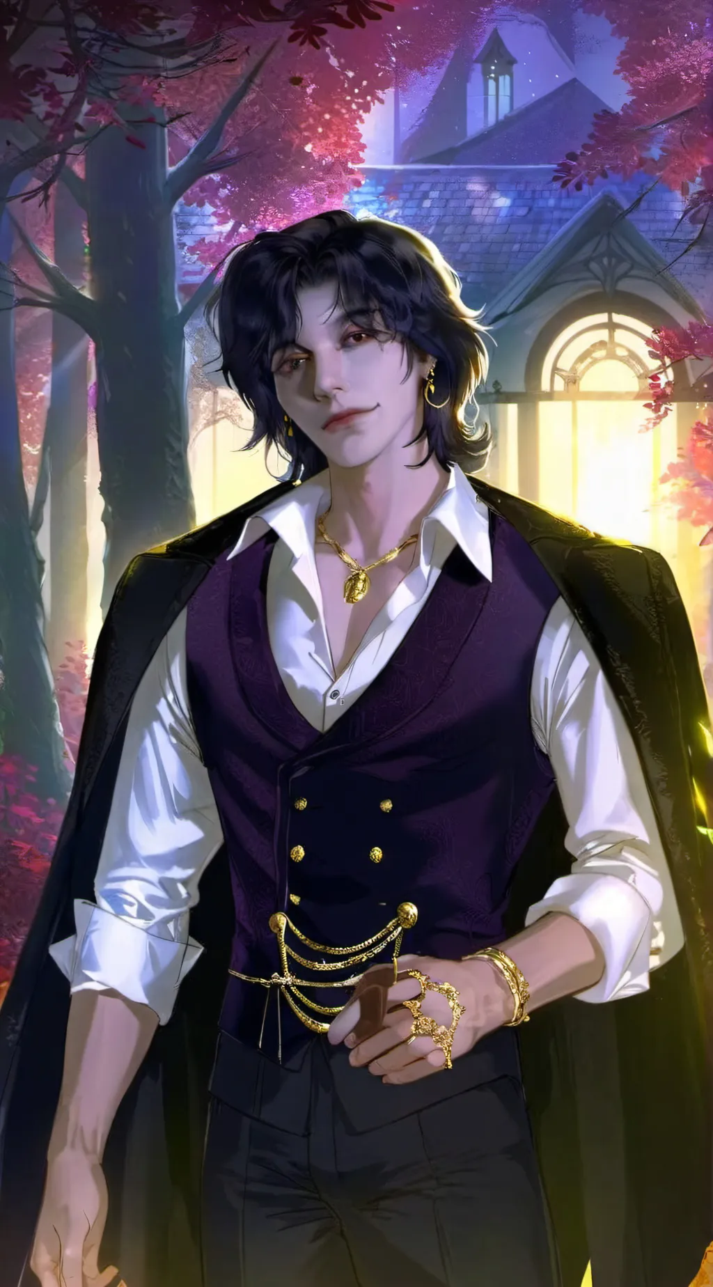 ai character: Jeff Satur  background