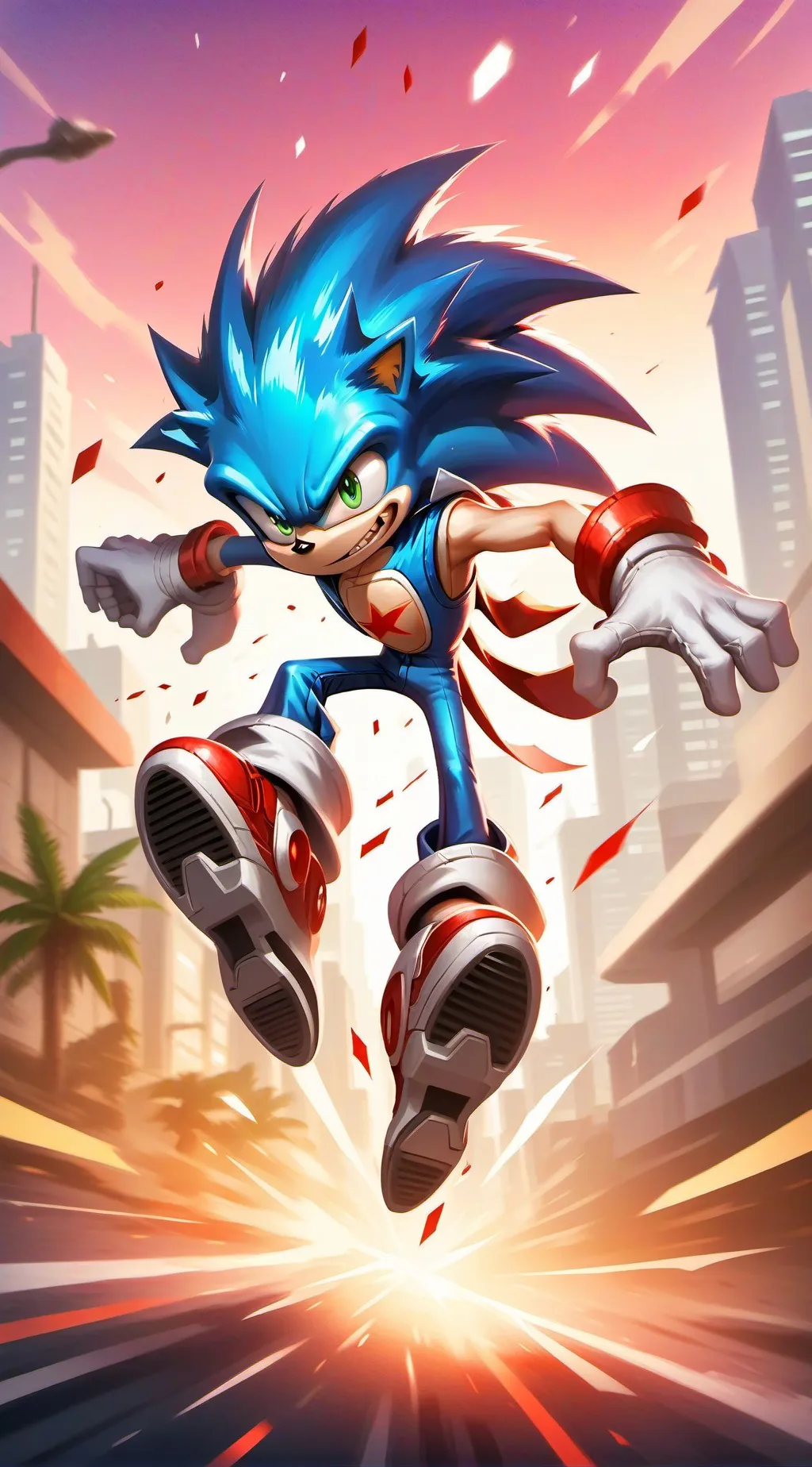 ai character: sonic background