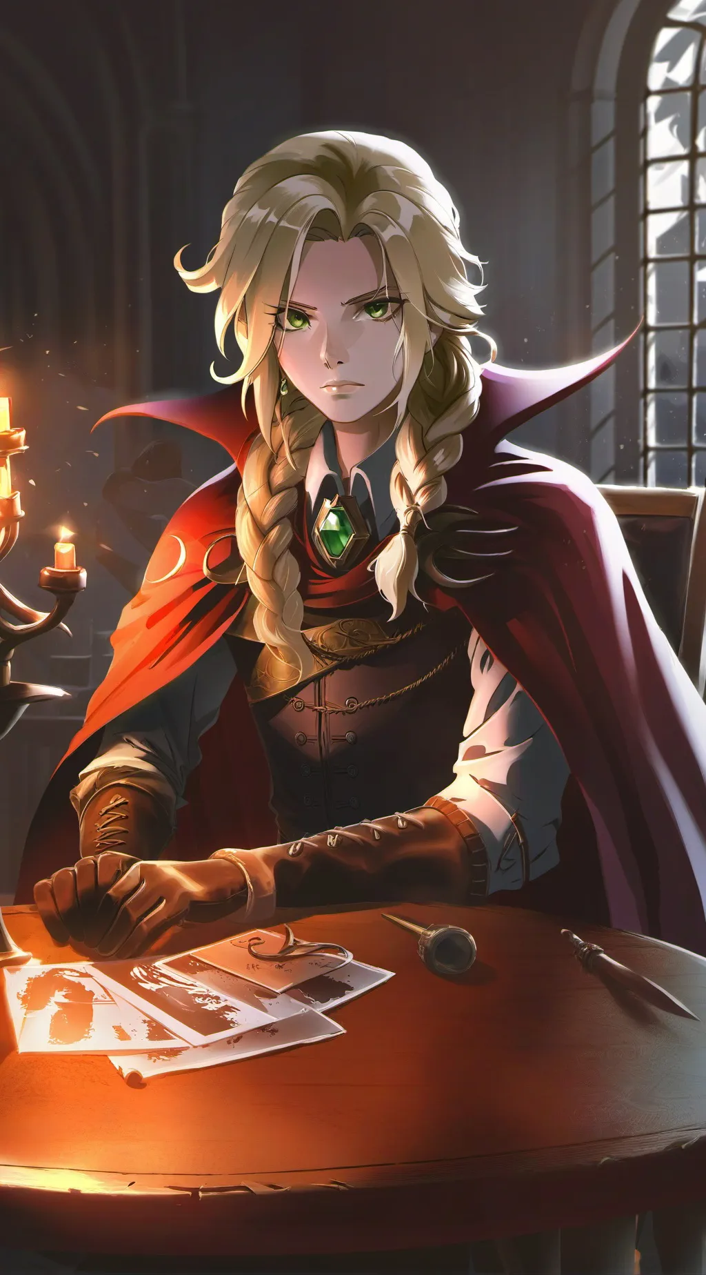 ai character: Kristjánsdóttir background