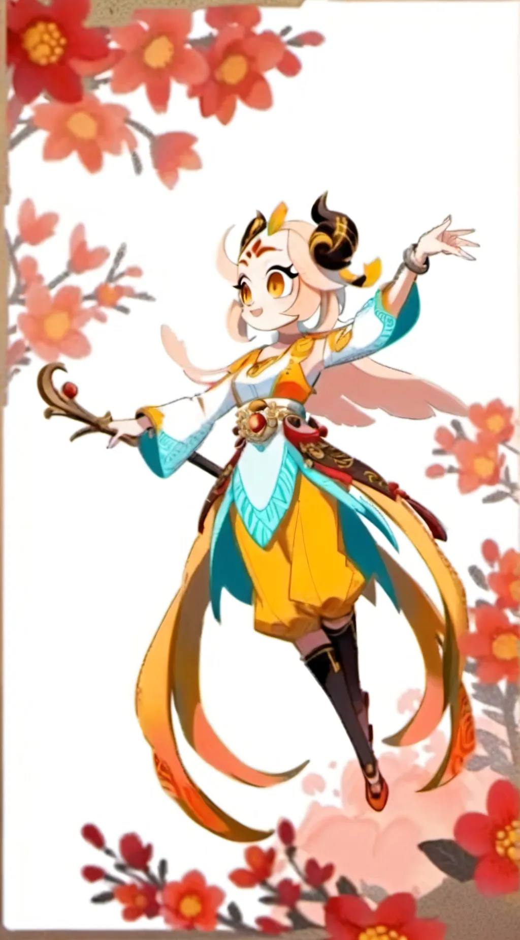ai character: Cream(i tried) background