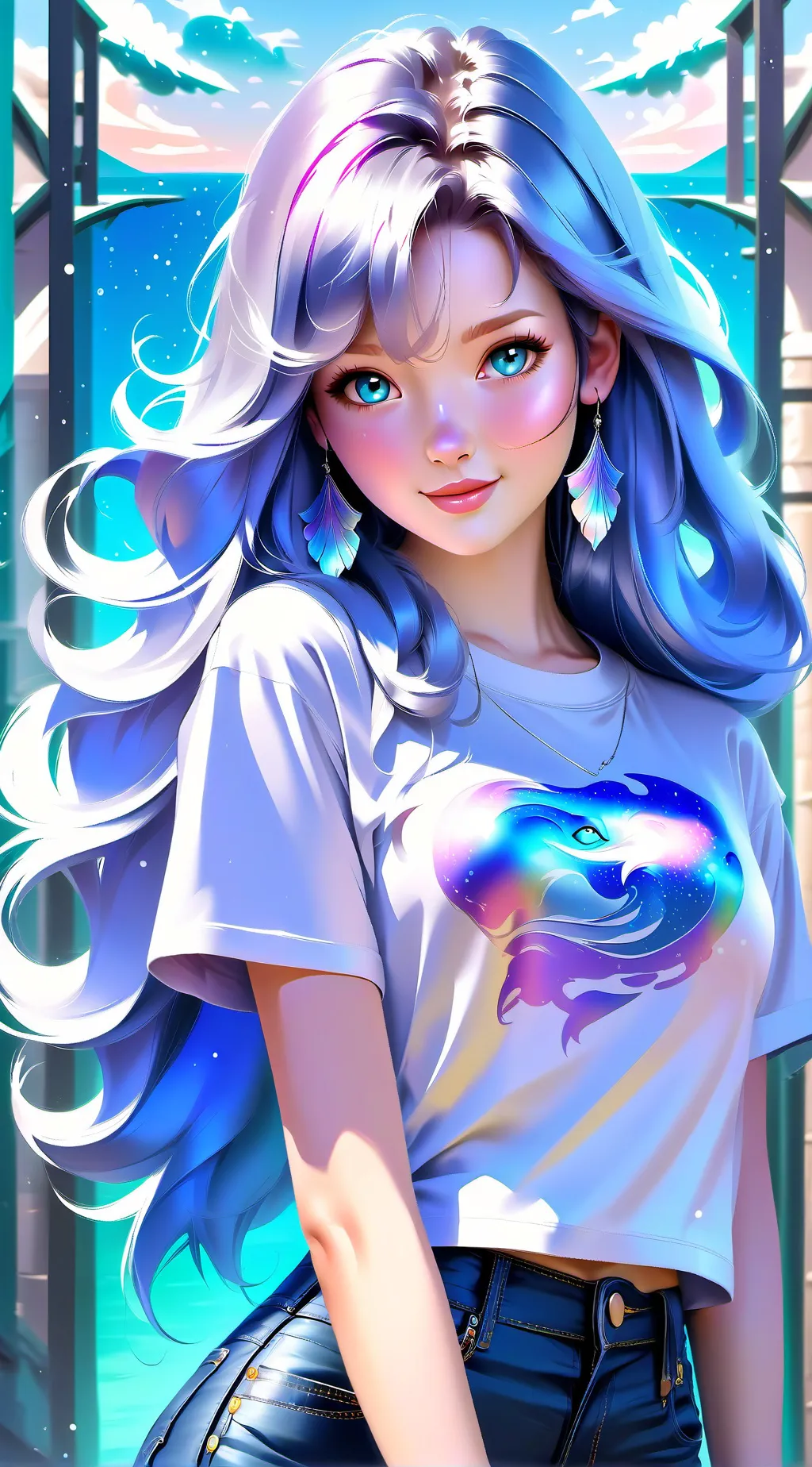 ai character: Lily  background