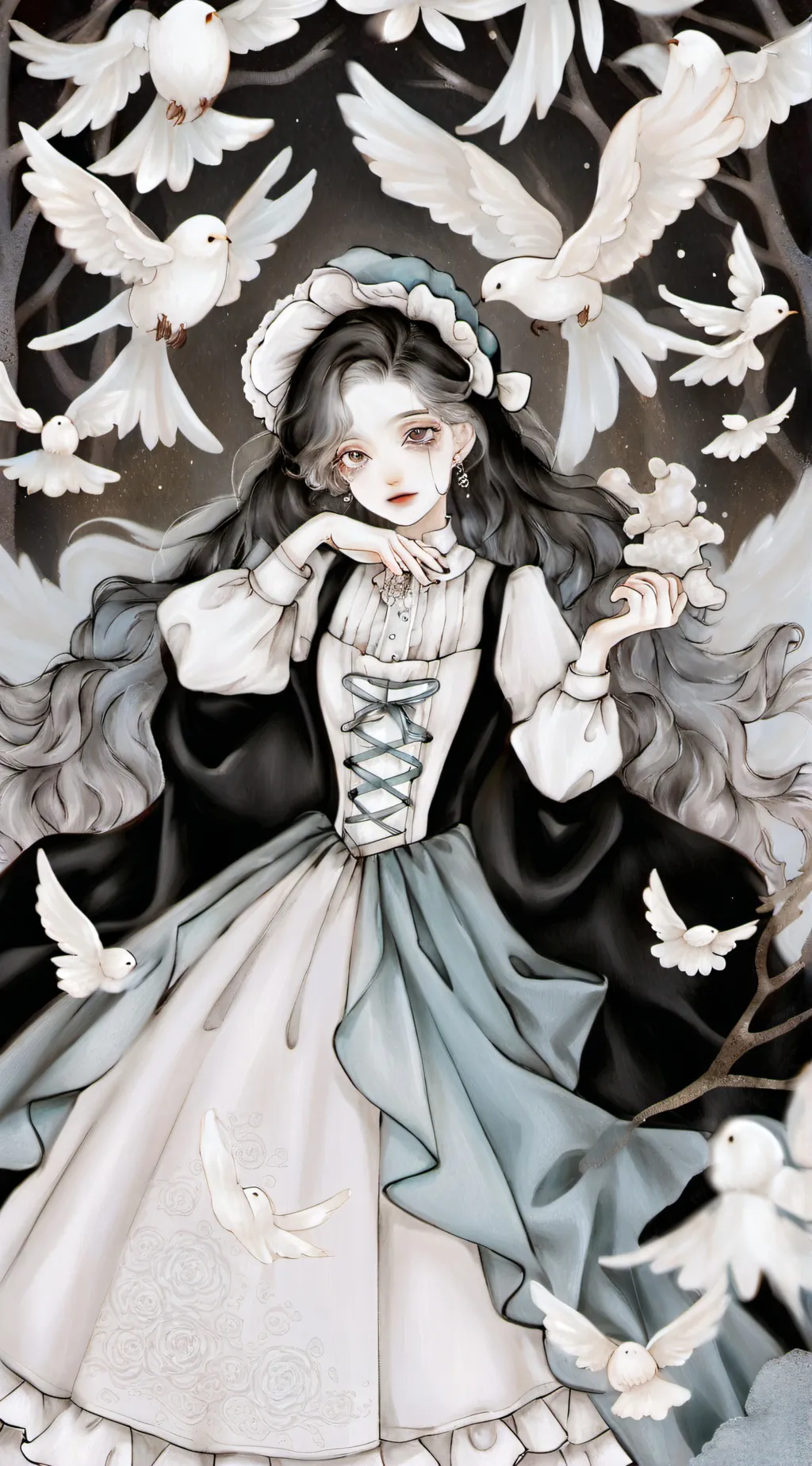 ai character: (check the dec) background