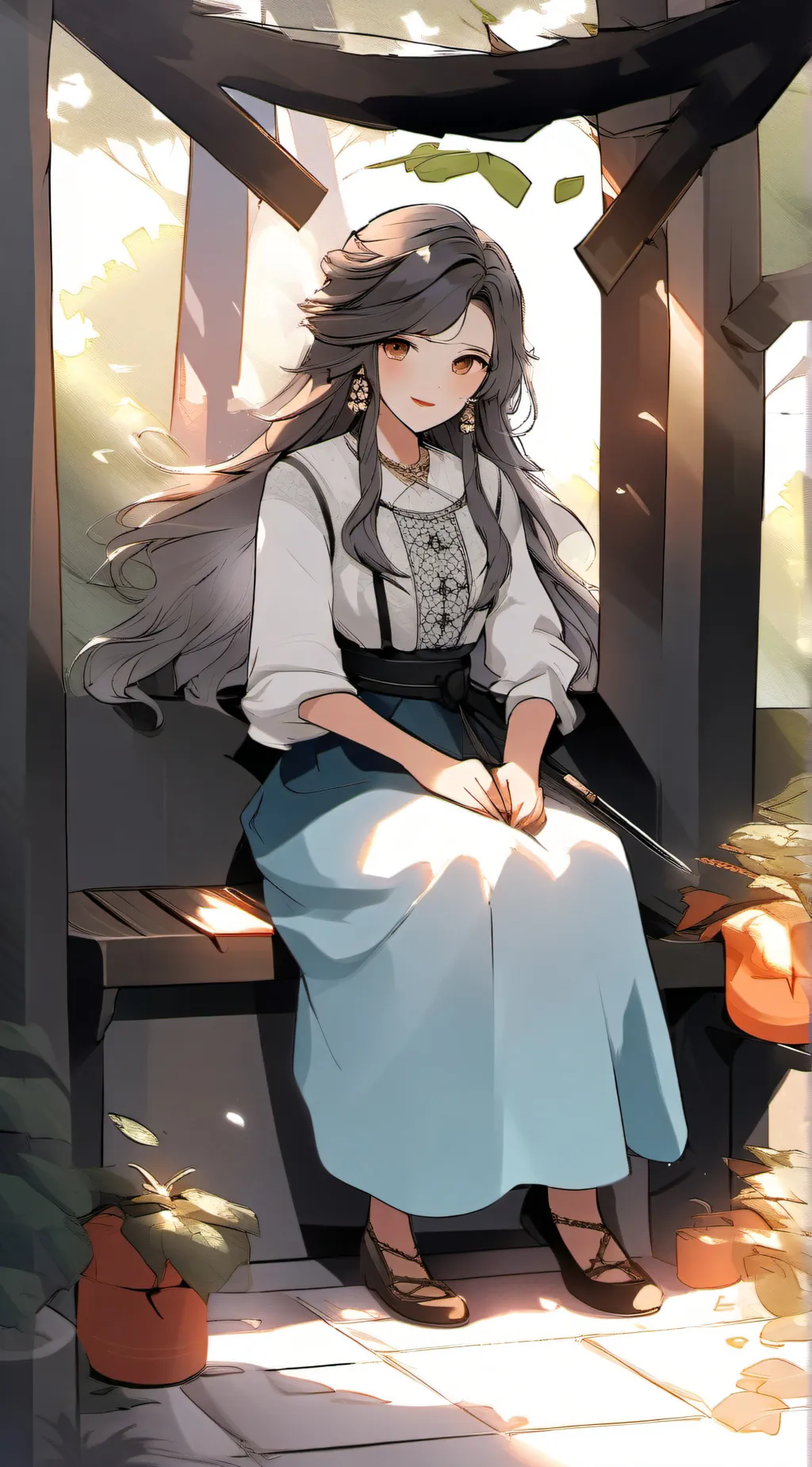 ai character: lilly background