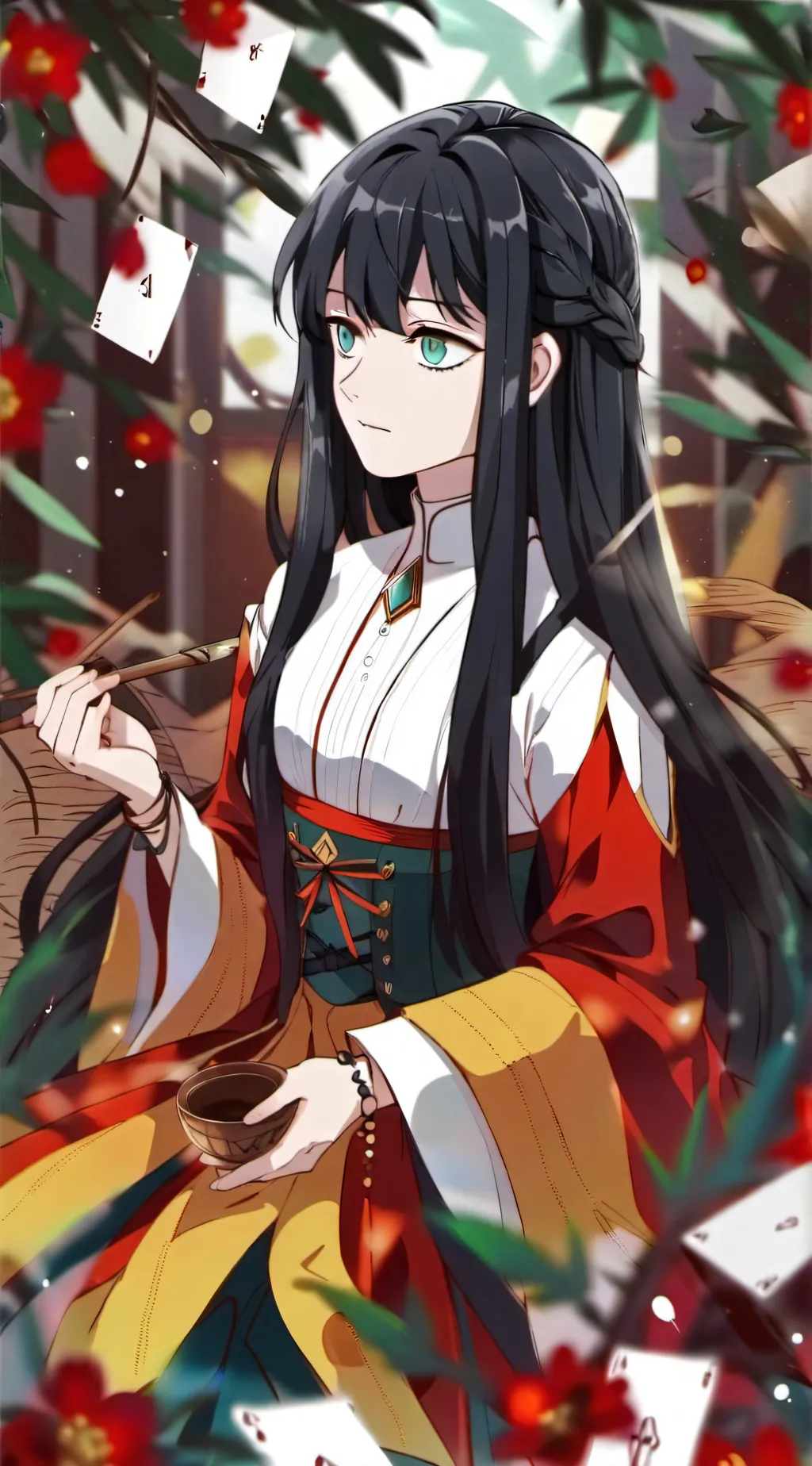 ai character: Hashira meet Emily background