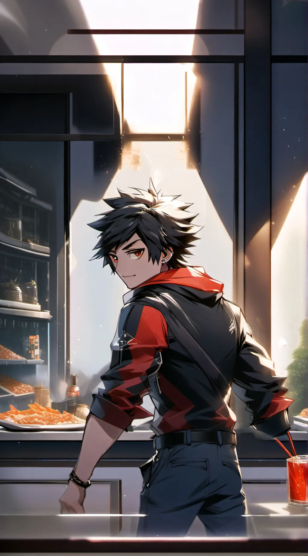 ai character: Evan background