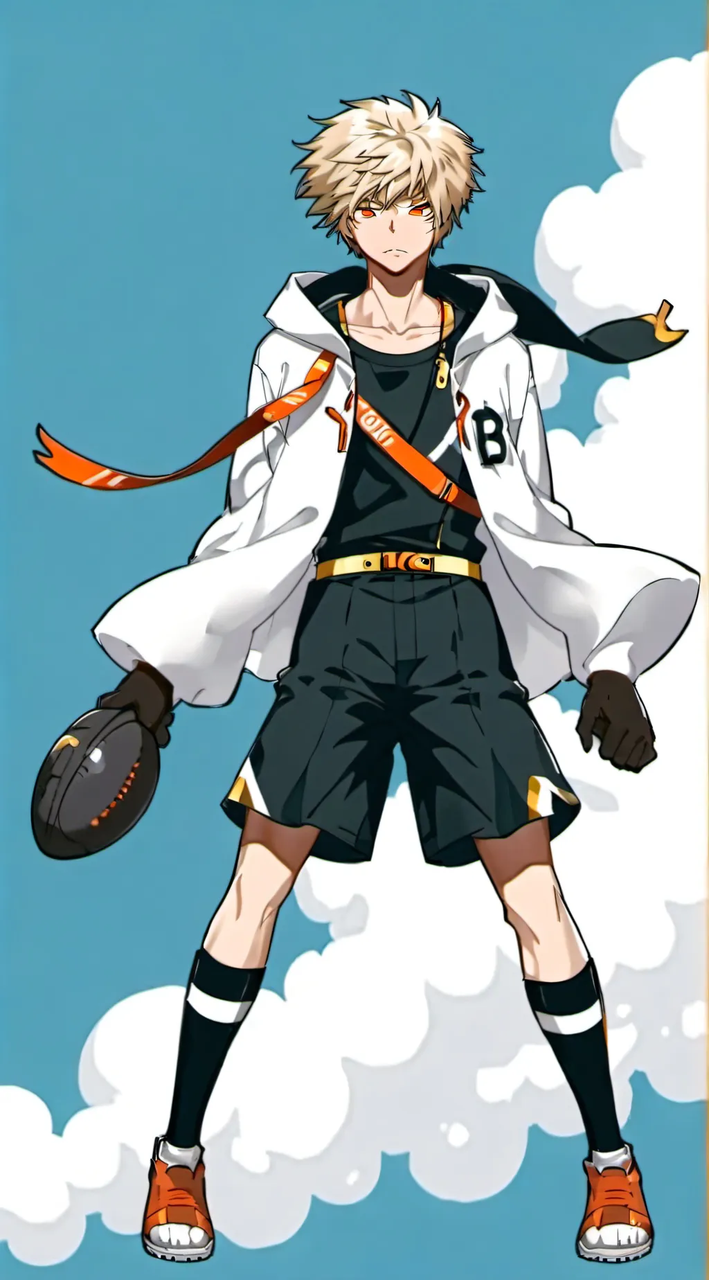 ai character: Bakugo  background