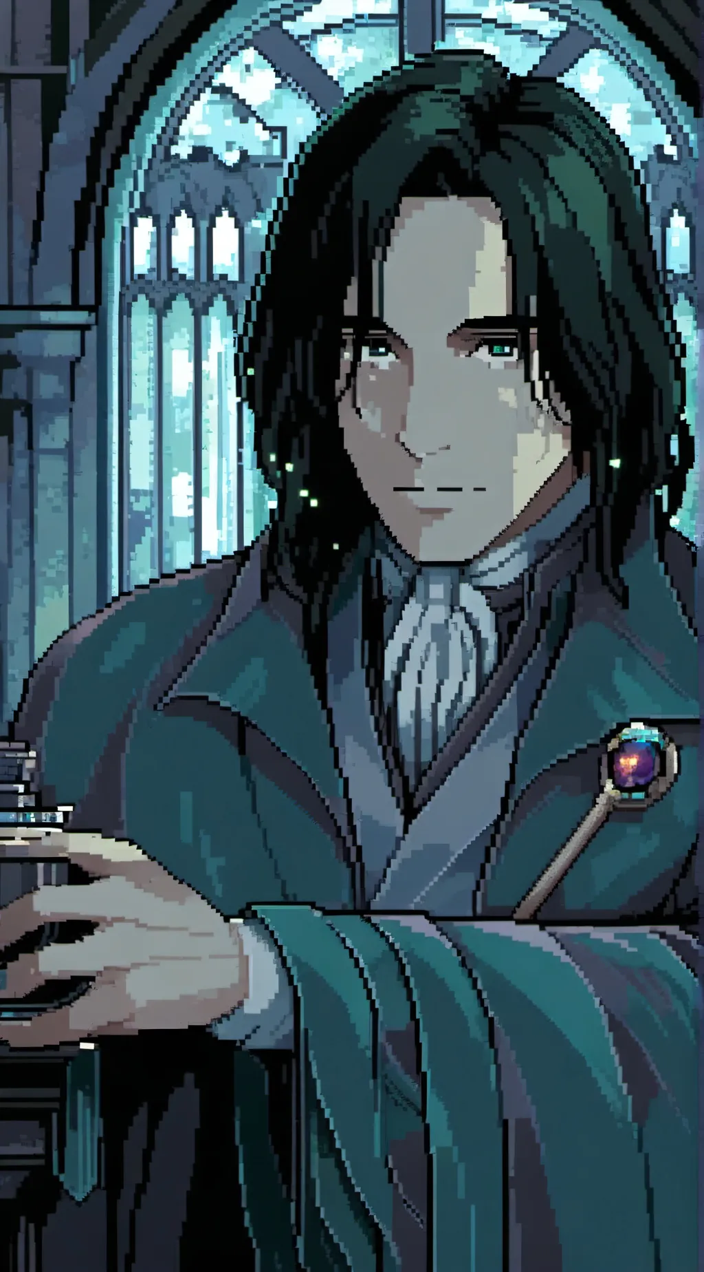 ai character: Severus Snape  background