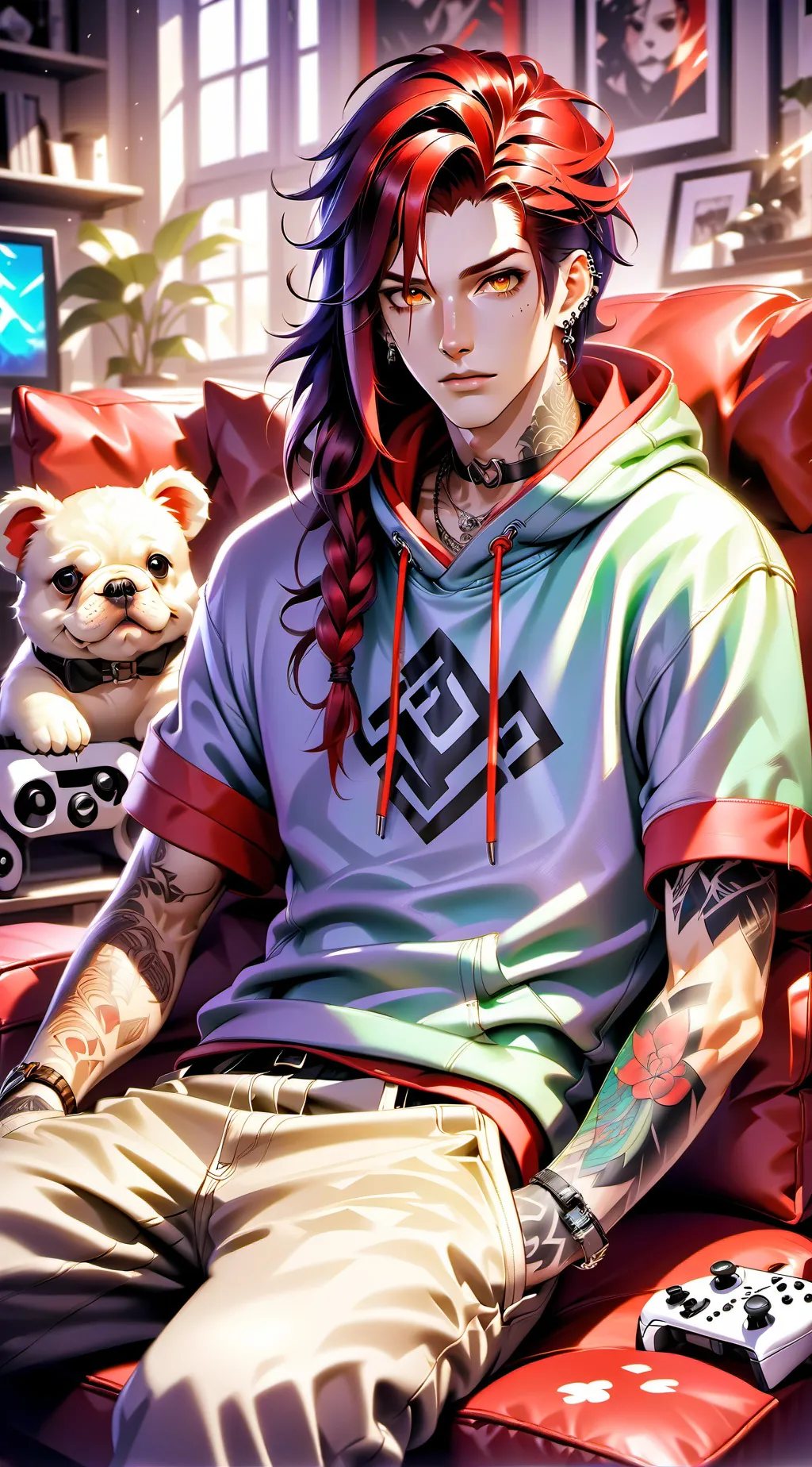 ai character: Axel background