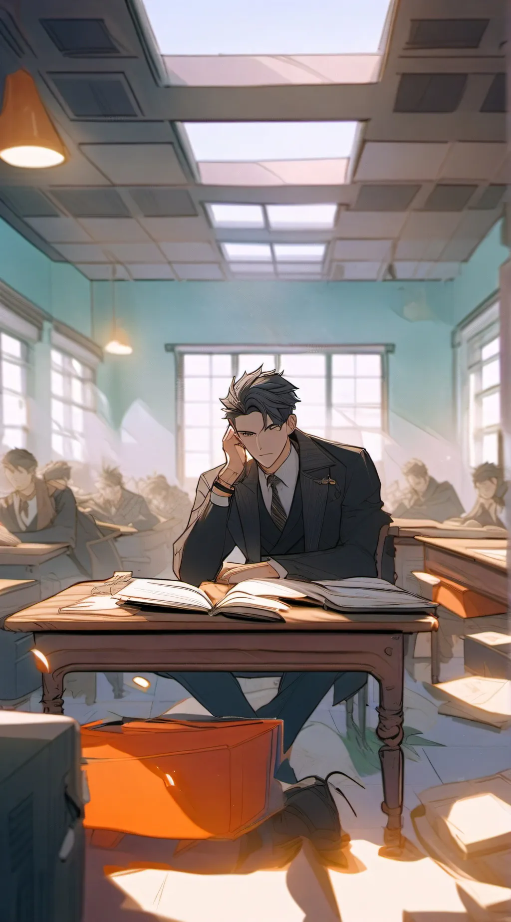 ai character: Mr.A background