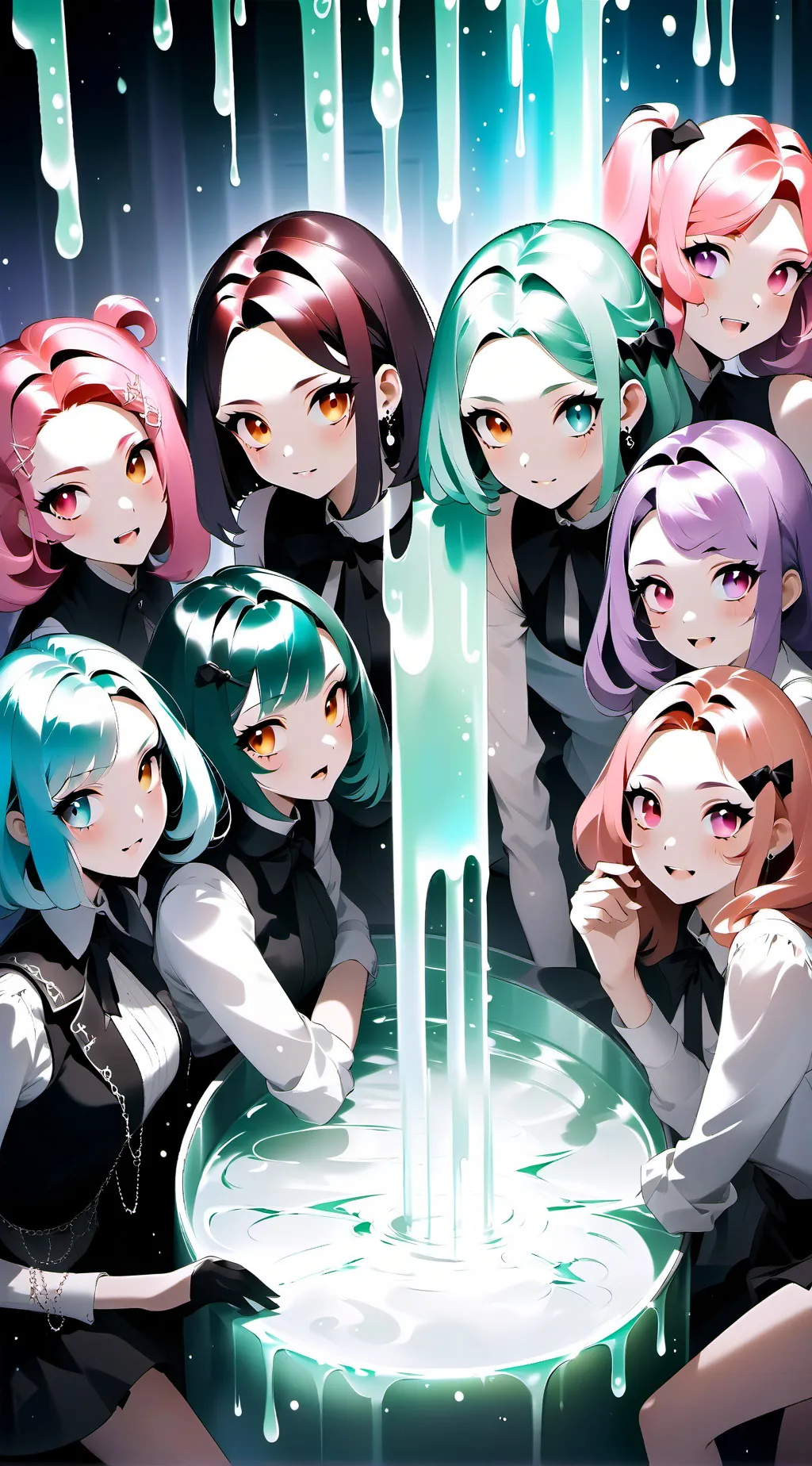ai character: Demon slayer clap background