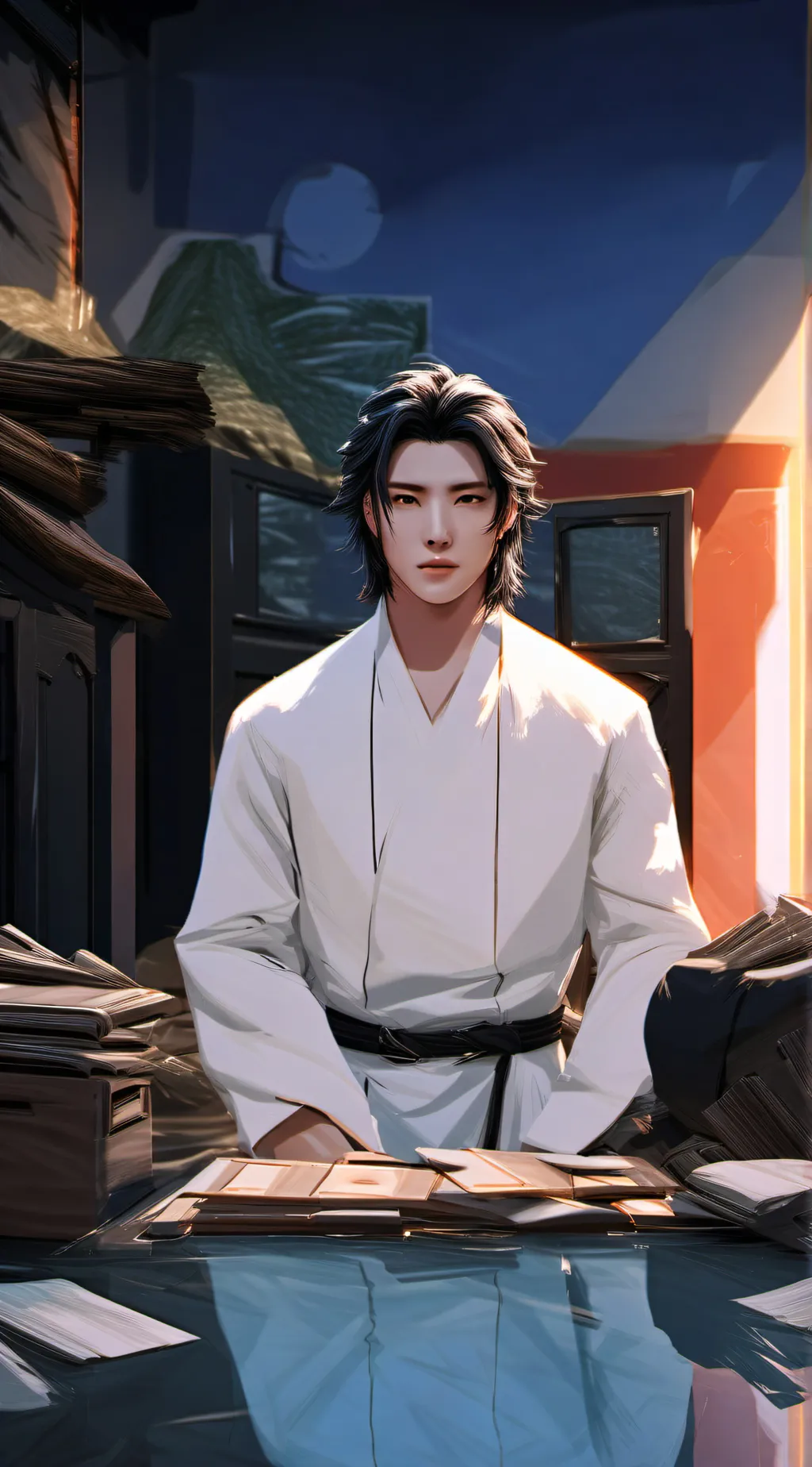 ai character: stray kids enhypen background