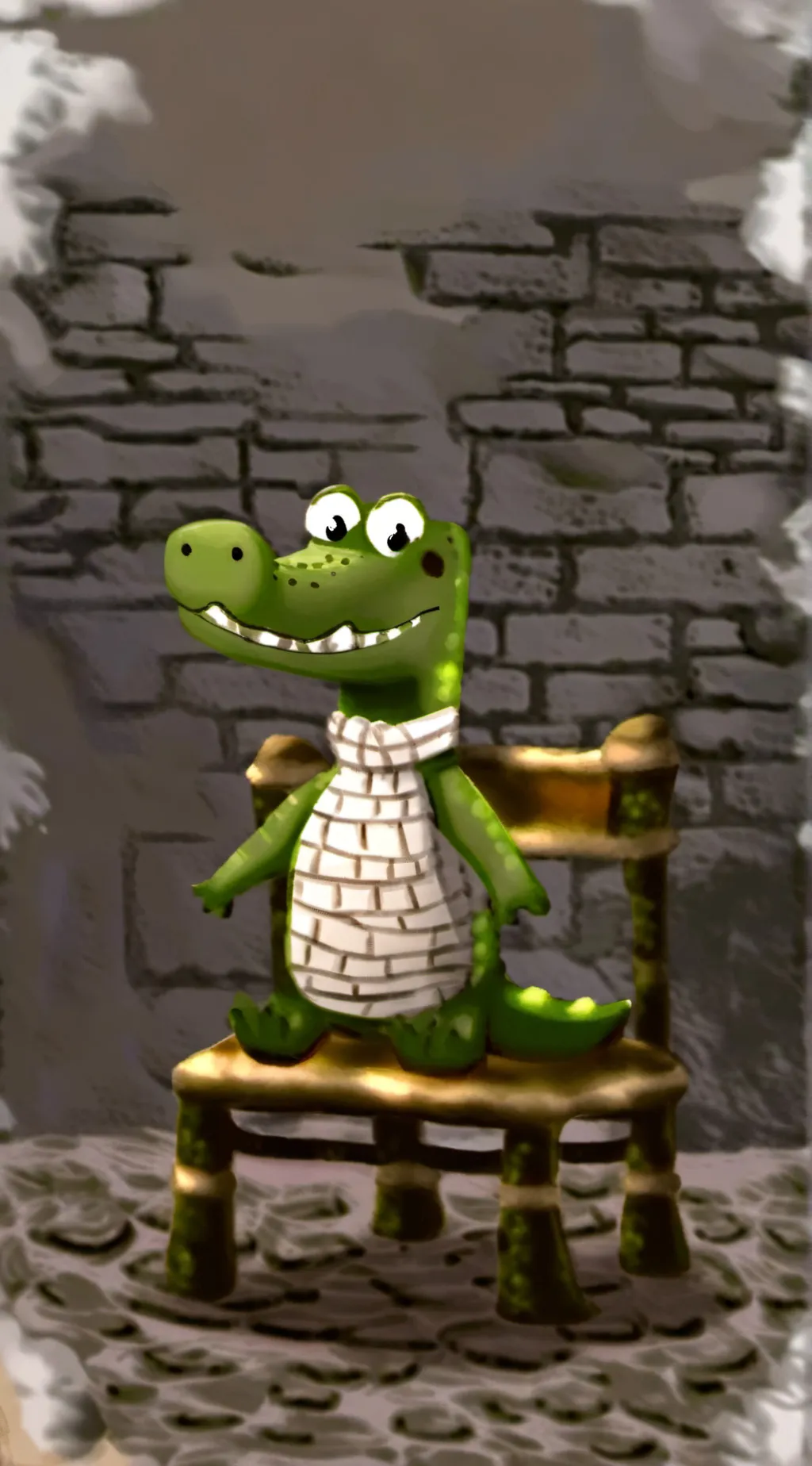 ai character: Greg 👍 background