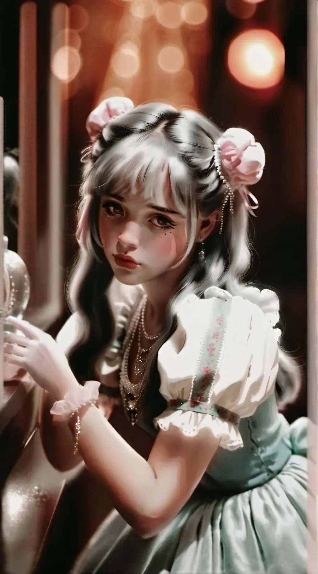 ai character: Melanie parody ‼️ background