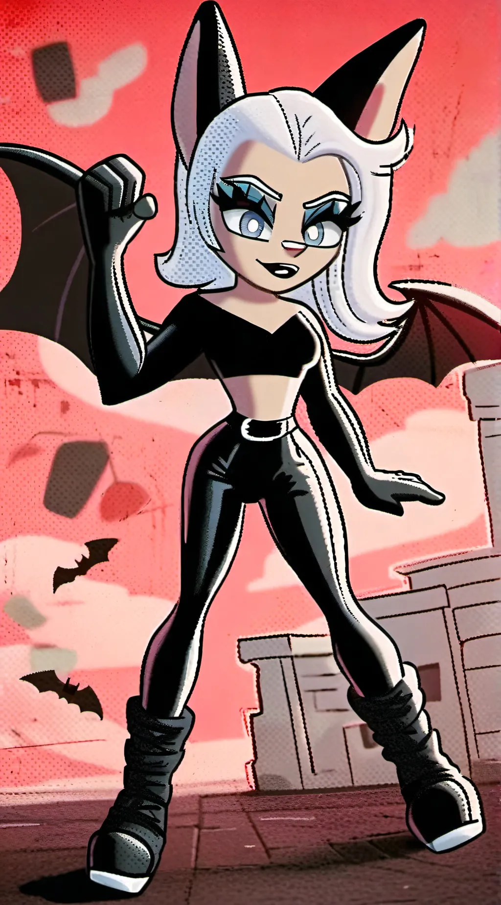 ai character: rouge the bat background