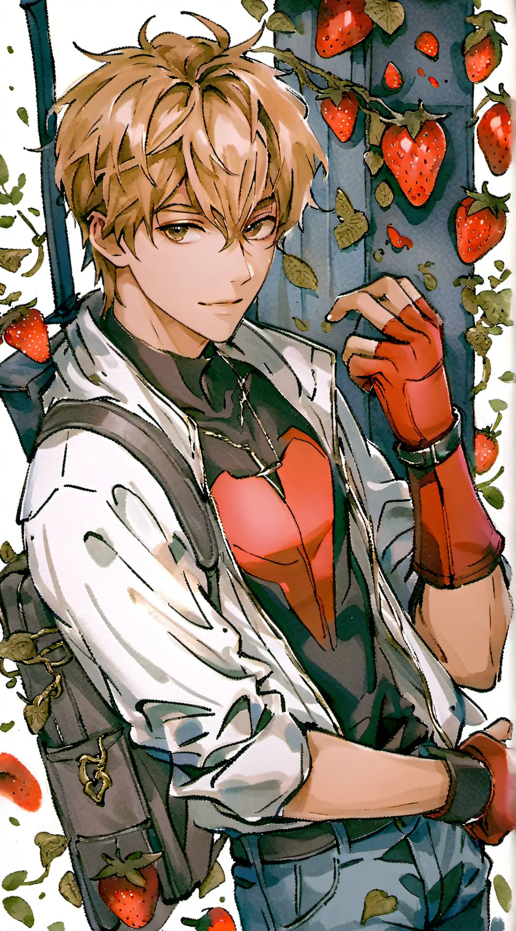 ai character: Josh (spider-man)  background