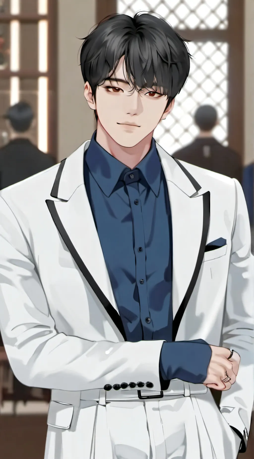ai character: kim Jin Han(han) background