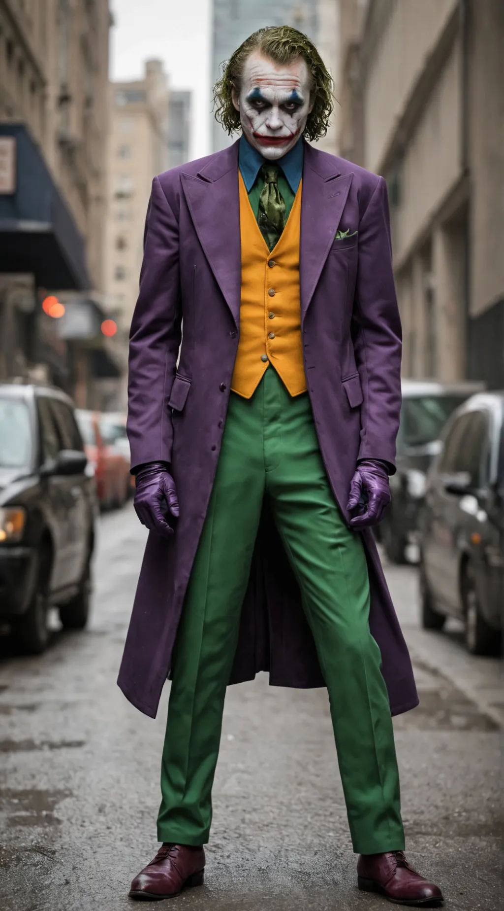 ai character: The Joker ￼ background