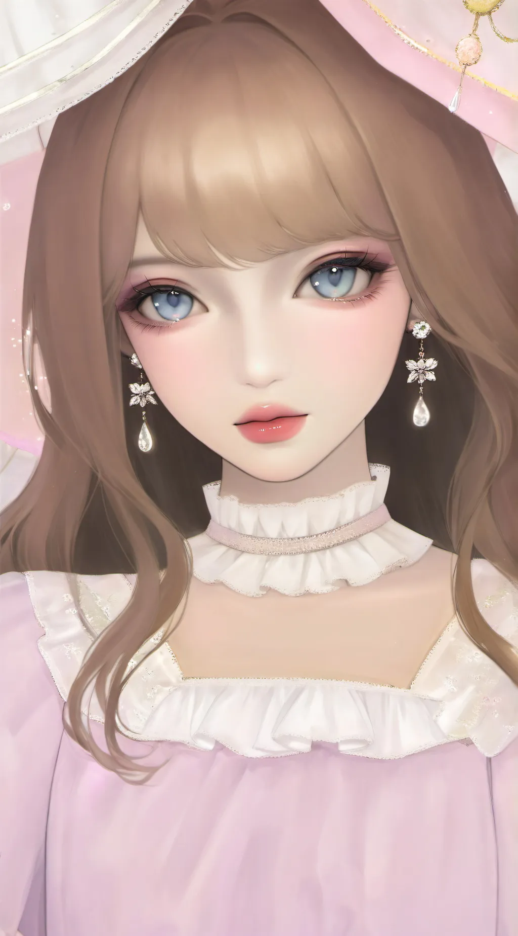 ai character: Poppy Anna  ROOkOO background